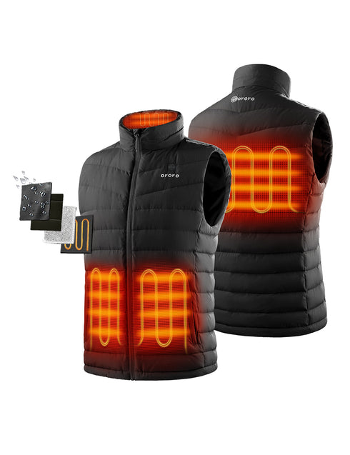 (Open-box) Men's Heated Lightweight Down Vest ,view 1
