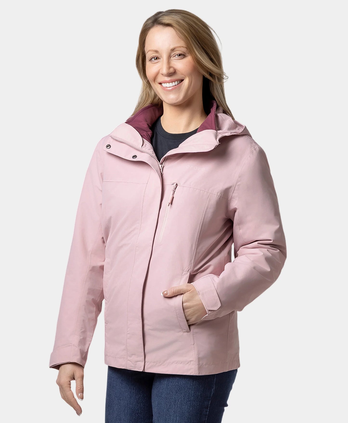 River Ridge Women's 3-in-1 Heated Jacket - Pink