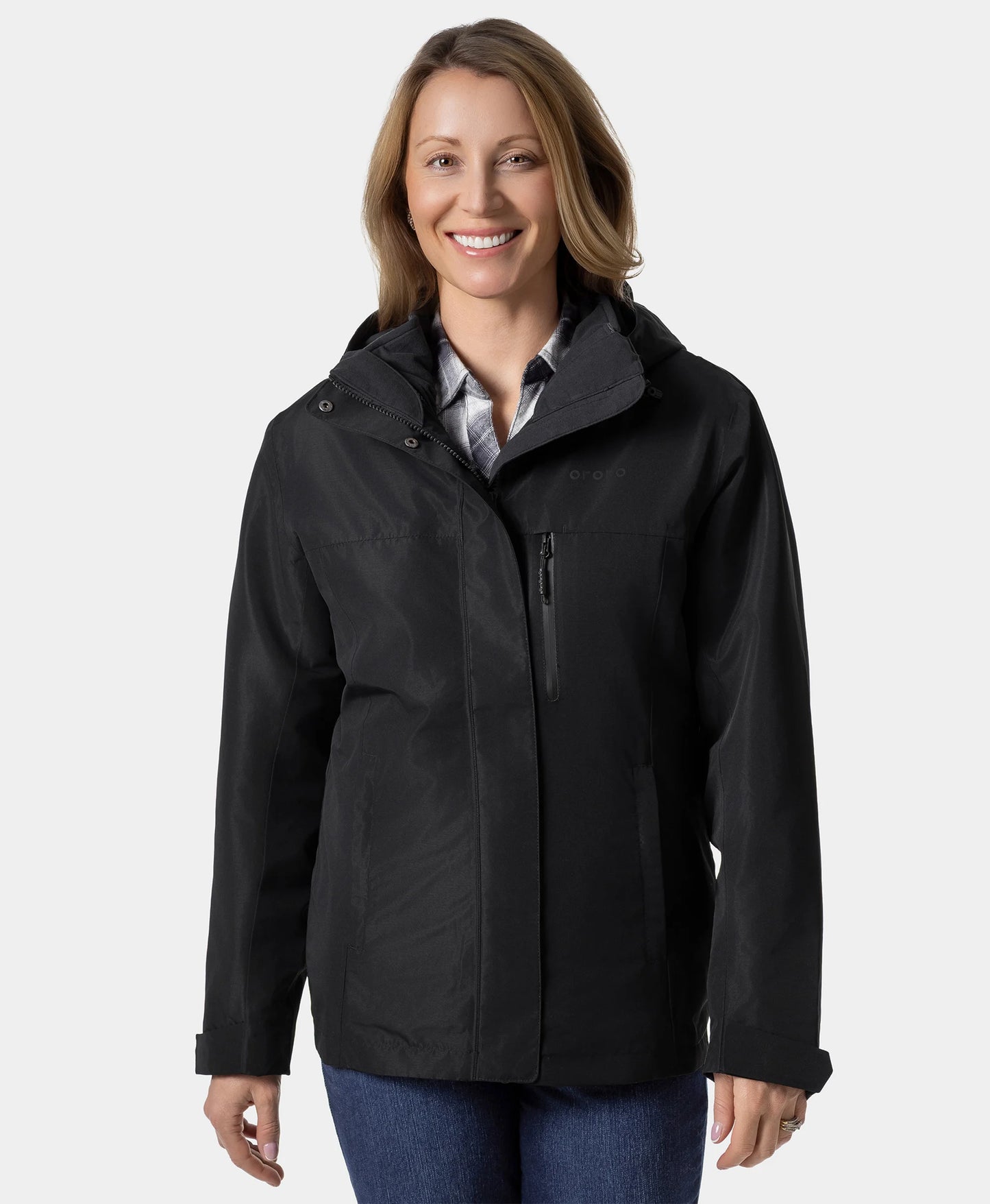 River Ridge Women's 3-in-1 Heated Jacket - Black
