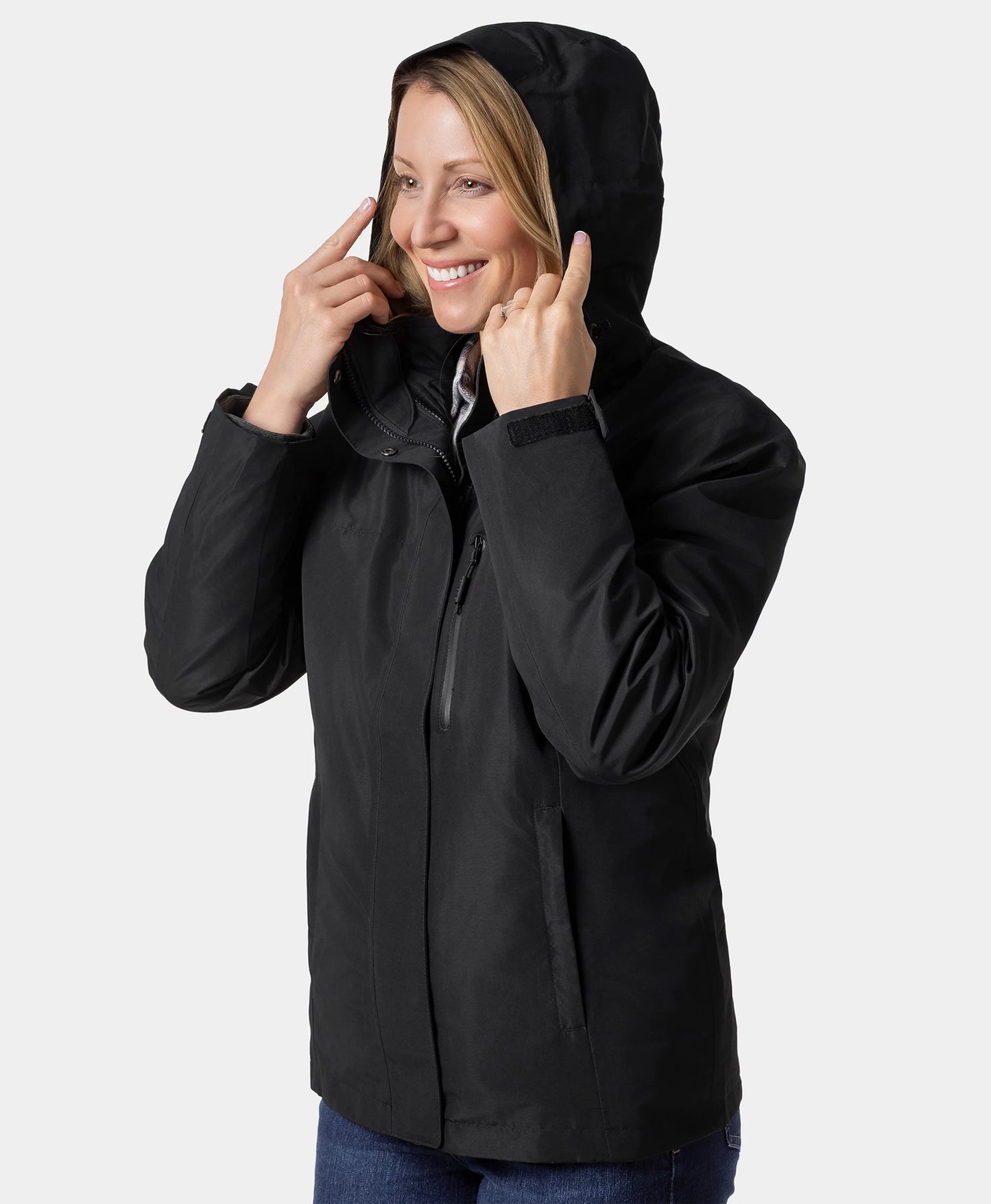 River Ridge Women's 3-in-1 Heated Jacket - Black