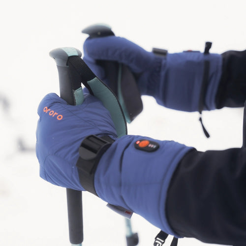 Anchorage Unisex Heated Insulated Gloves - Blue Indigo