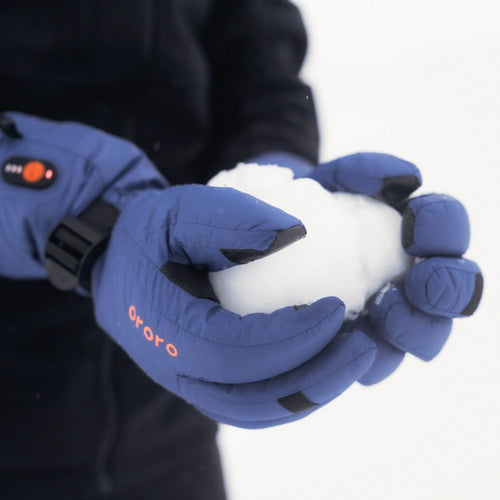 Anchorage Unisex Heated Insulated Gloves - Blue Indigo