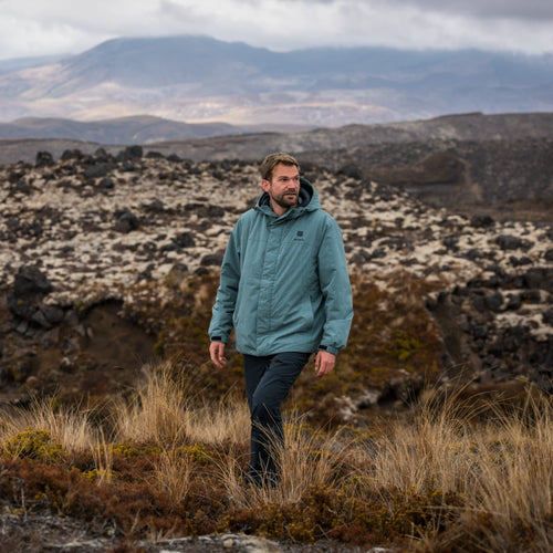 Men's Thermolite® Heated Padded Jacket - Eucalyptus Men's Thermolite® Heated Padded Jacket - Eucalyptus