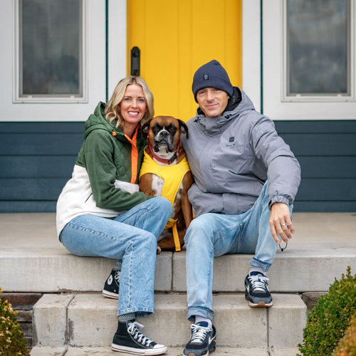 Men's Thermolite® Heated Padded Jacket - Slate Gray Men's Thermolite® Heated Padded Jacket - Slate Gray