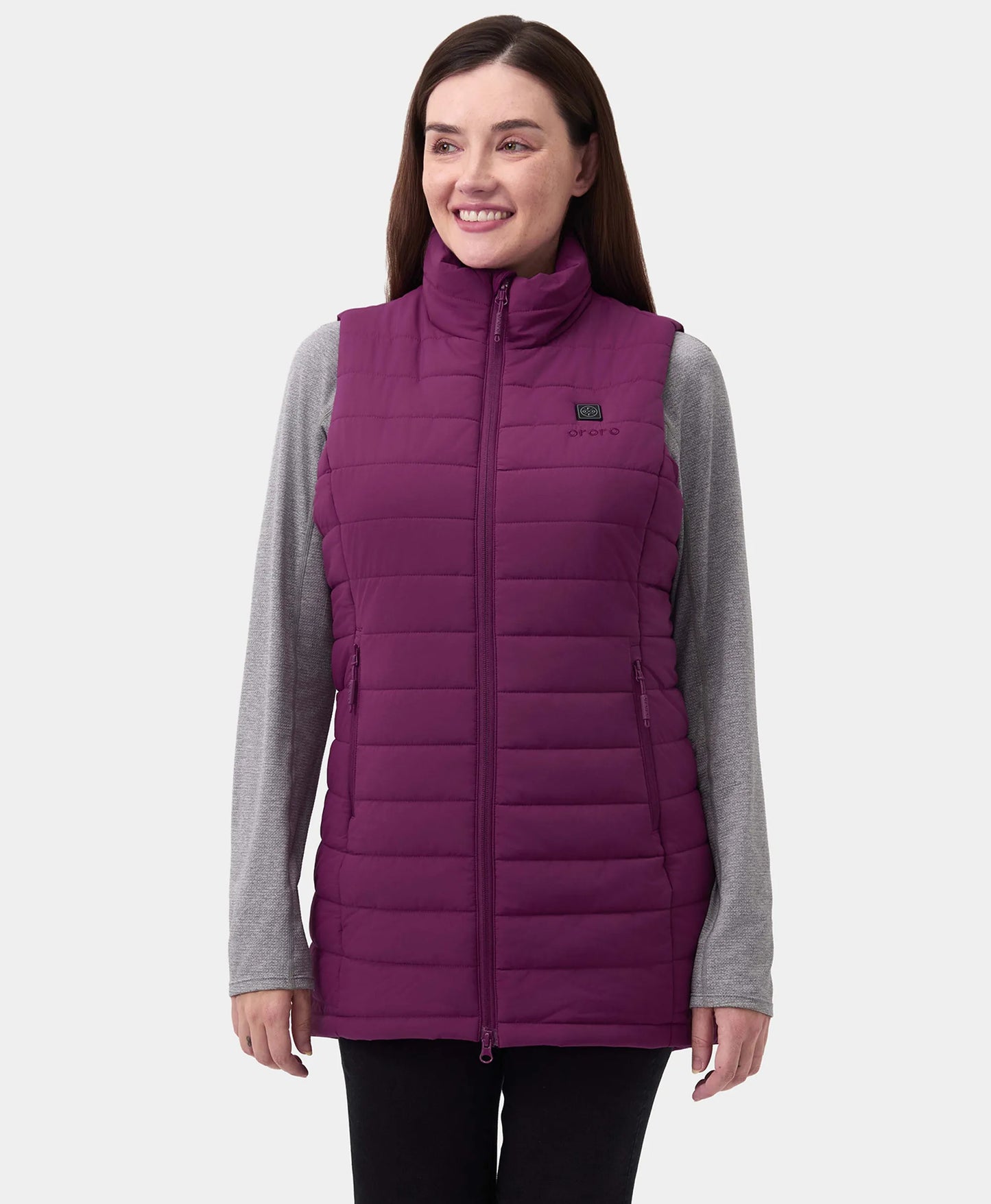 "Tribeca" Women's Heated Long Puffer Vest - New Colors