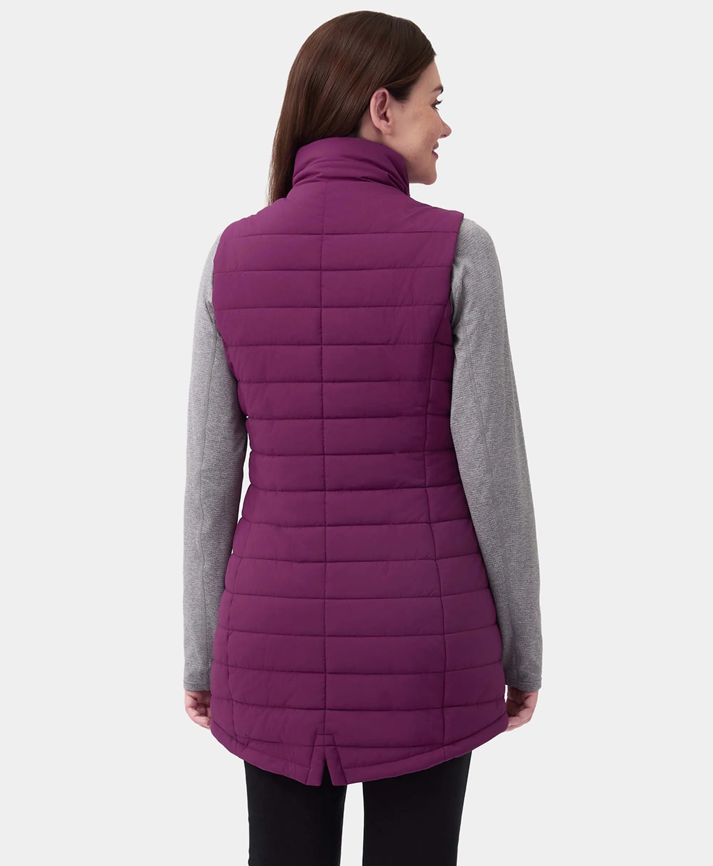 "Tribeca" Women's Heated Long Puffer Vest - New Colors