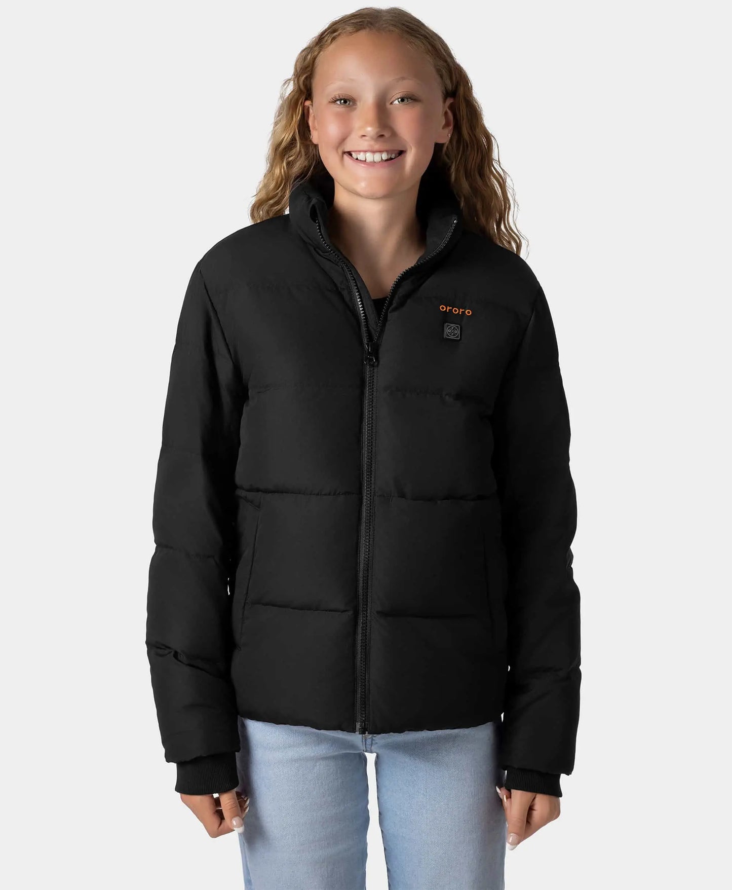 Kids' 4-Zone Heated Down Jacket