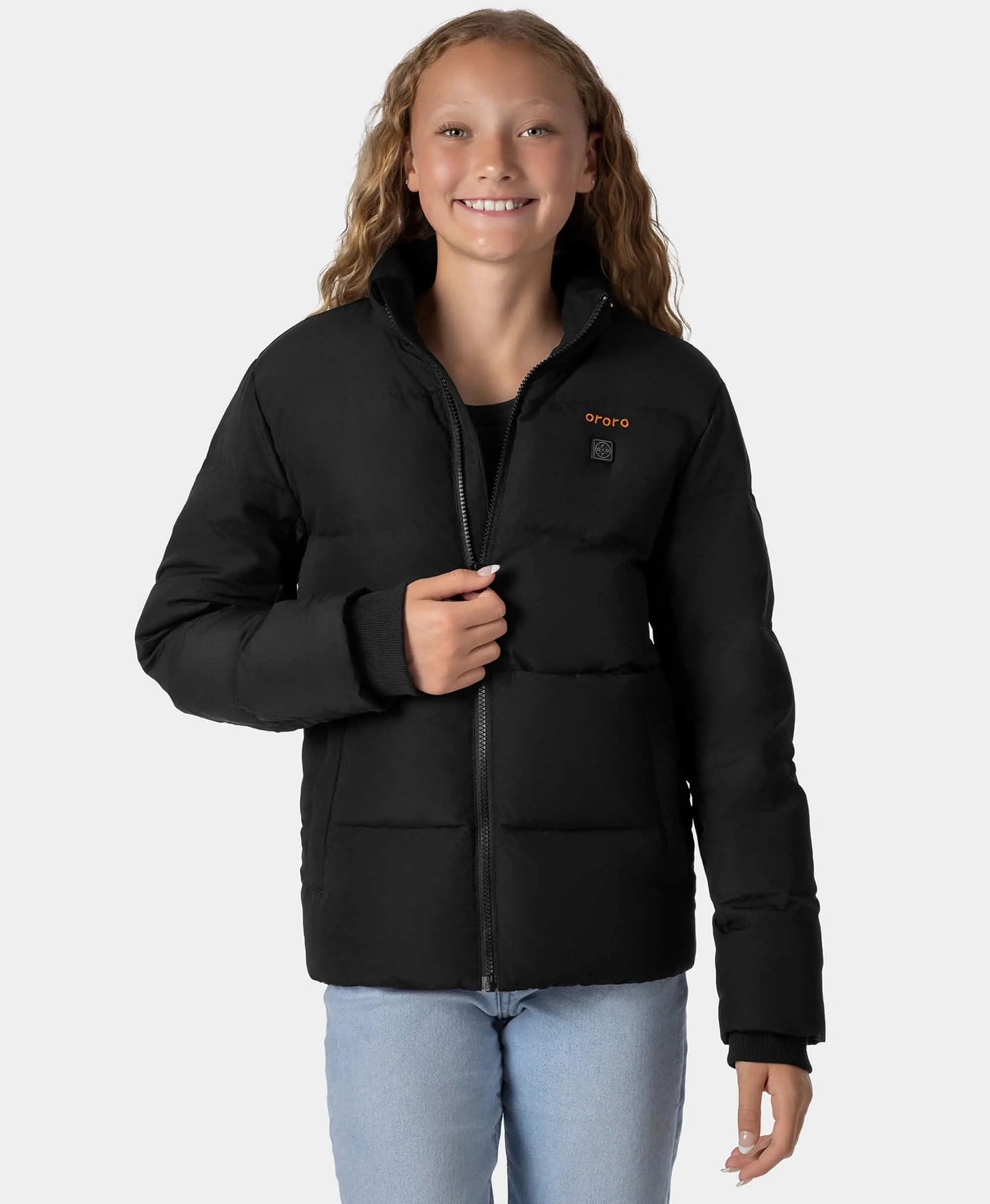 Kids' 4-Zone Heated Down Jacket