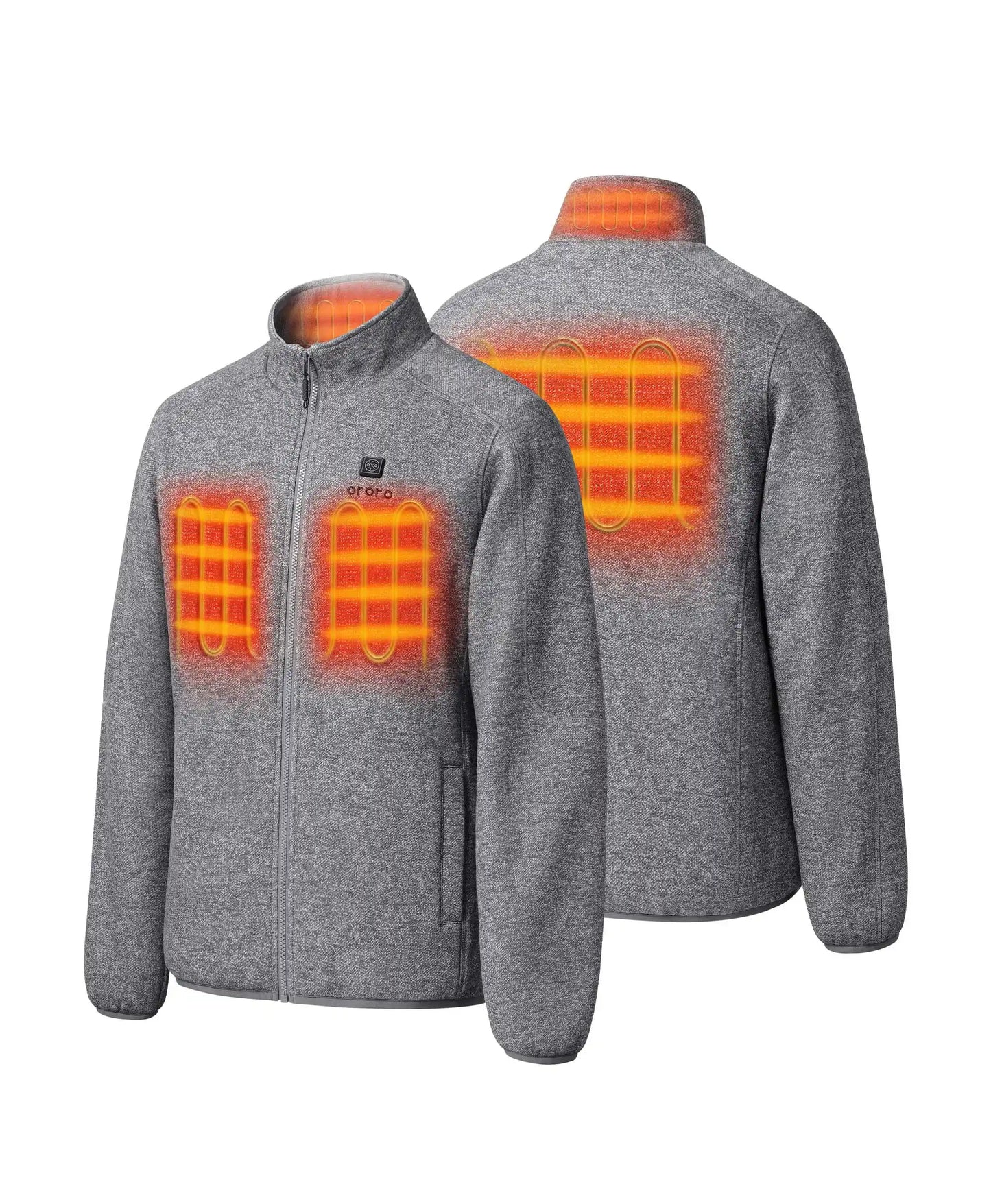Men's Heated Full-Zip Fleece Jacket - (4 Heating Zones)