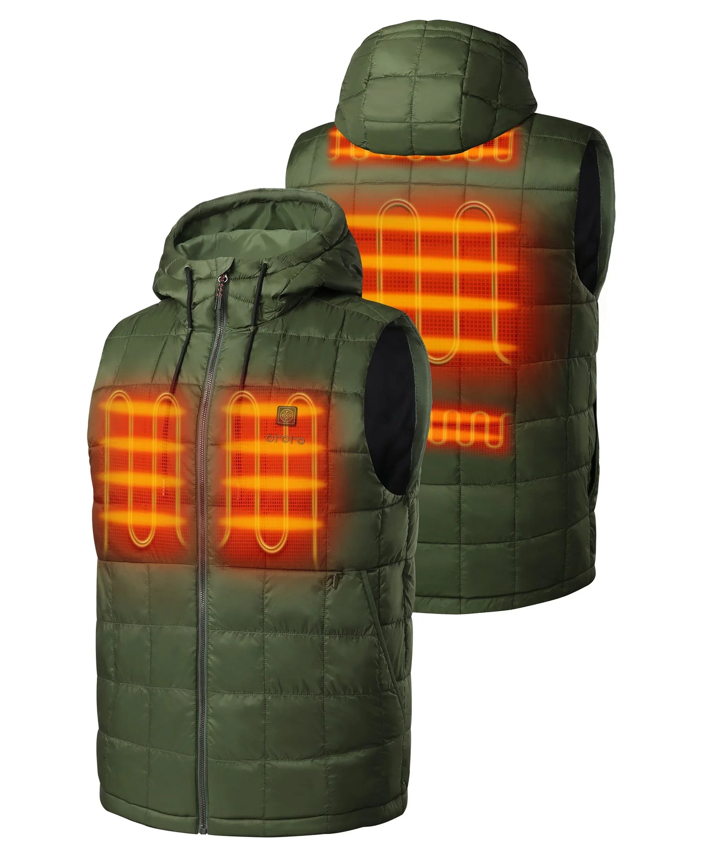5 Heating Zones (Upper Back, Mid-Back, Lower Back)