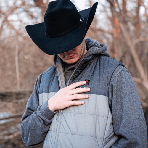 Men's Classic Heated Vest - Flecking Gray Men's Classic Heated Vest - Flecking Gray