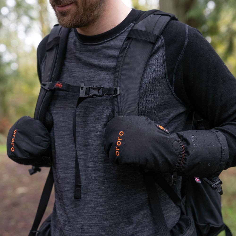 "Fargo" Unisex Heated Flip Top Mittens