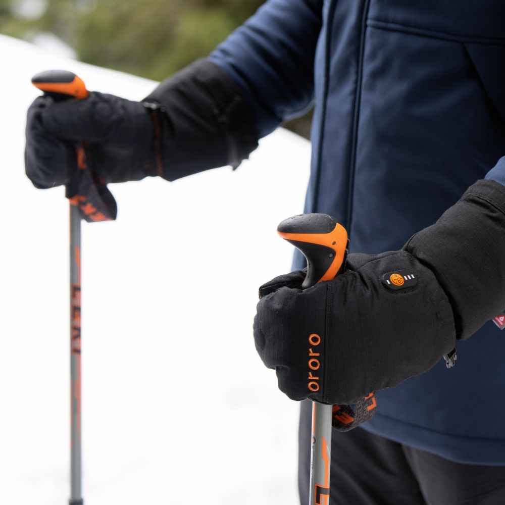 "Fargo" Unisex Heated Flip Top Mittens