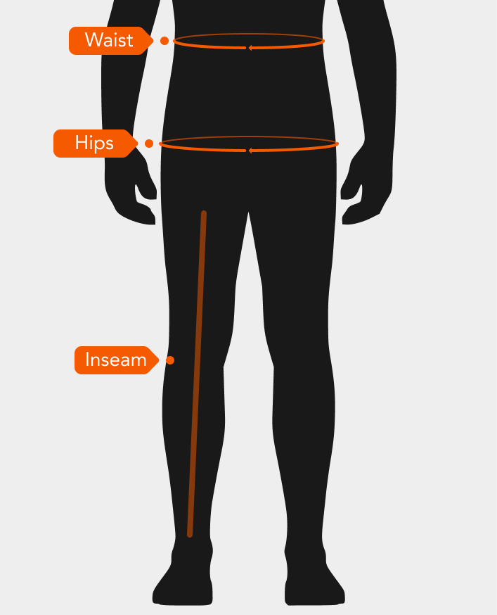 Men | How To Measure: Waist, Hips, Inseam Men | How To Measure: Waist, Hips, Inseam