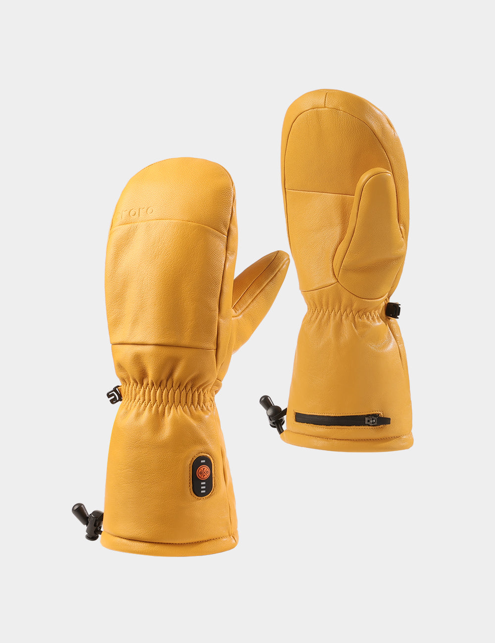 "Duluth" Unisex Heated Chopper Mittens - Yellow "Duluth" Unisex Heated Chopper Mittens - Yellow