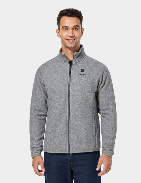 Heated fleece jacket discount