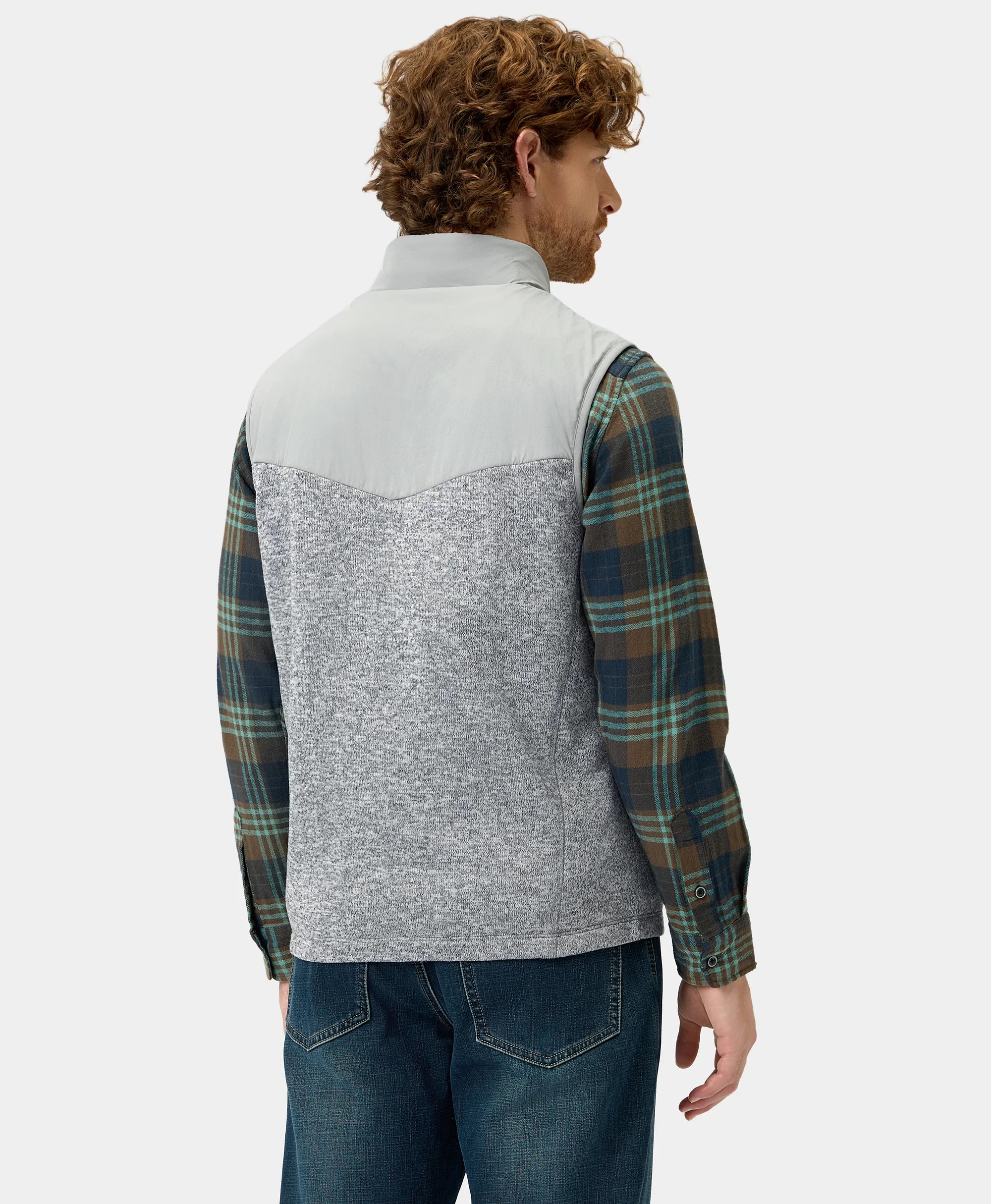 (Open-box) Augusta Men's Heated Sweater Fleece Vest, Thumbnail 5