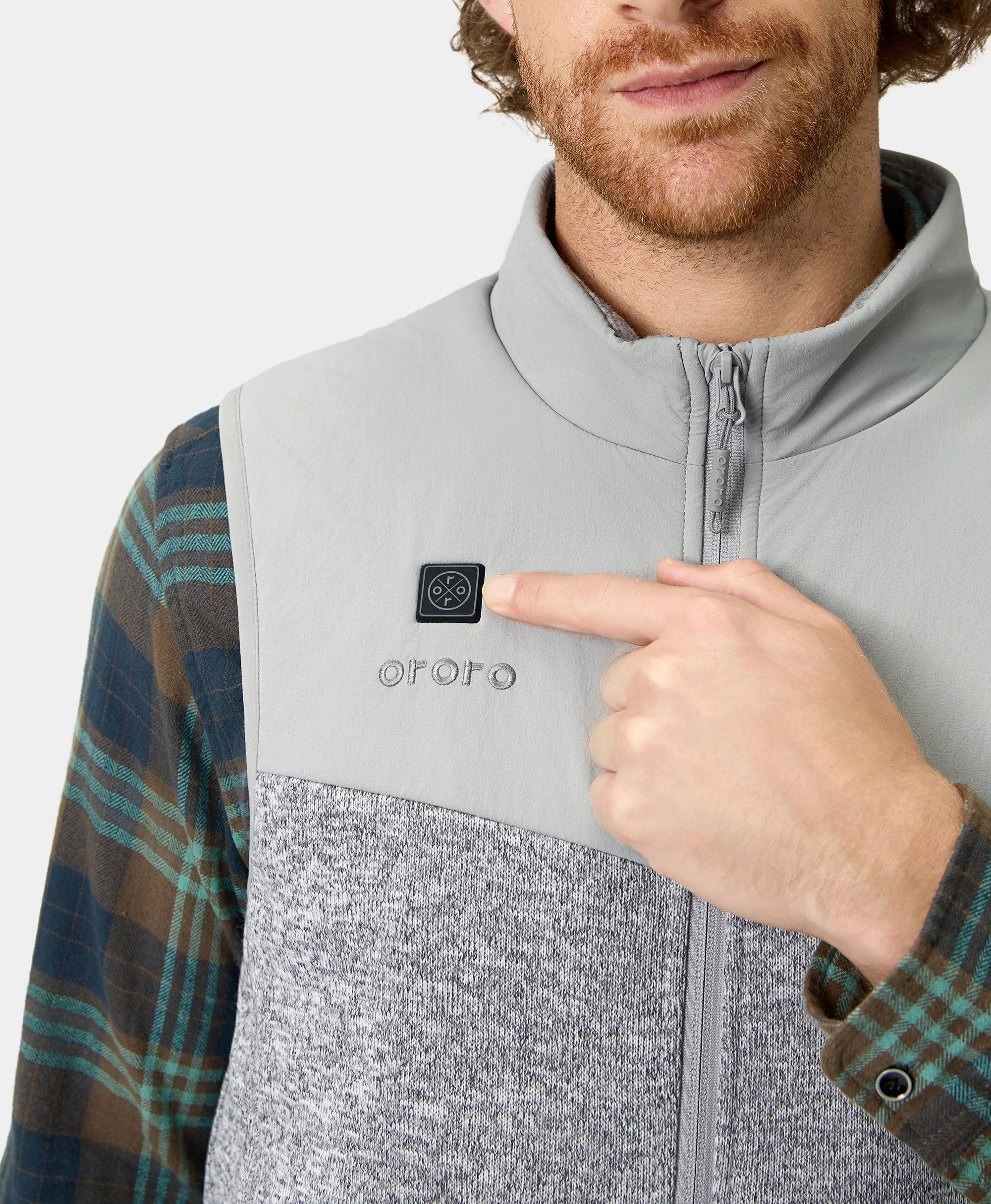 (Open-box) Augusta Men's Heated Sweater Fleece Vest, Thumbnail 6