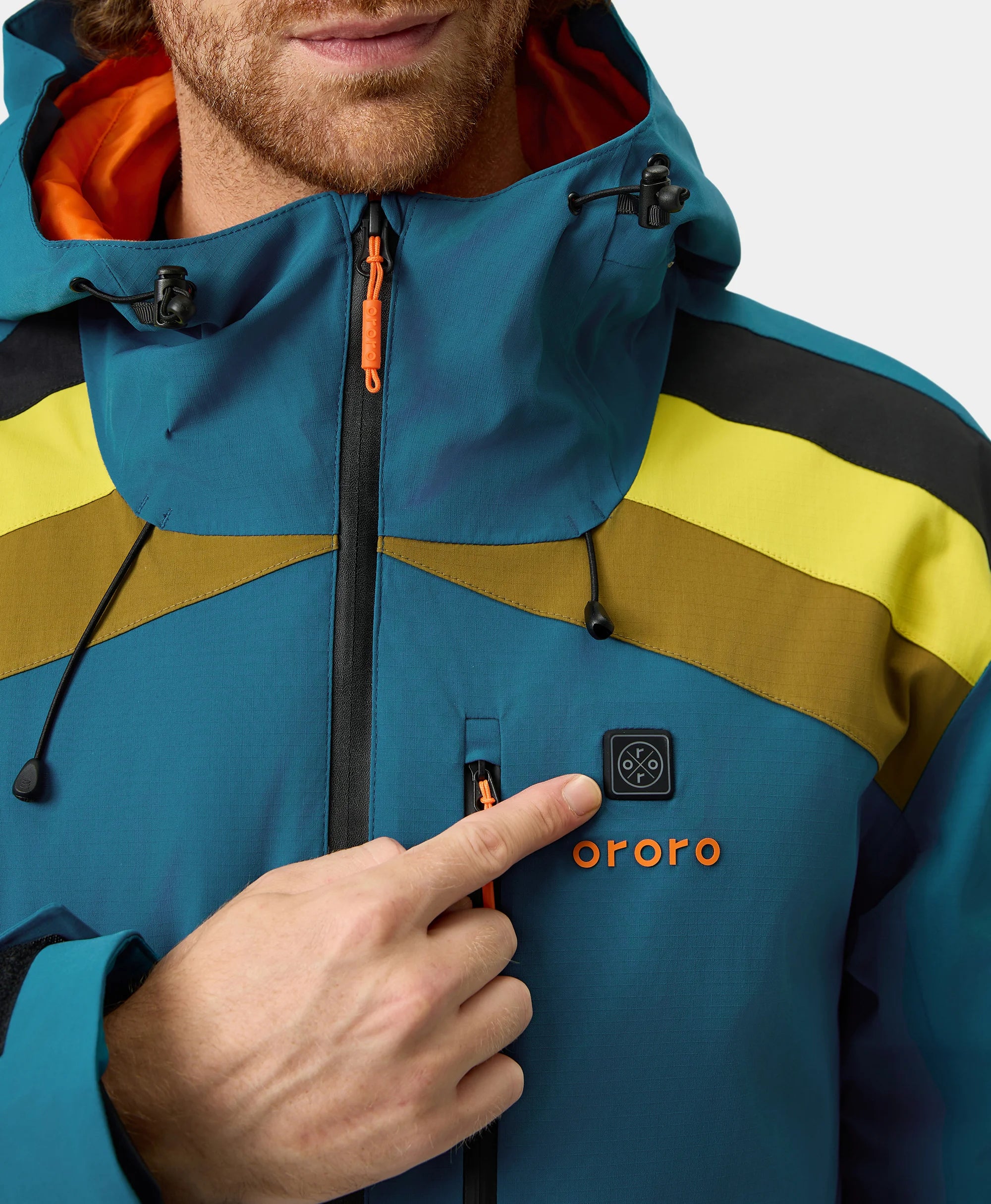 Final Sale - St. Moritz Men's Heated Snow Jacket, Thumbnail 25