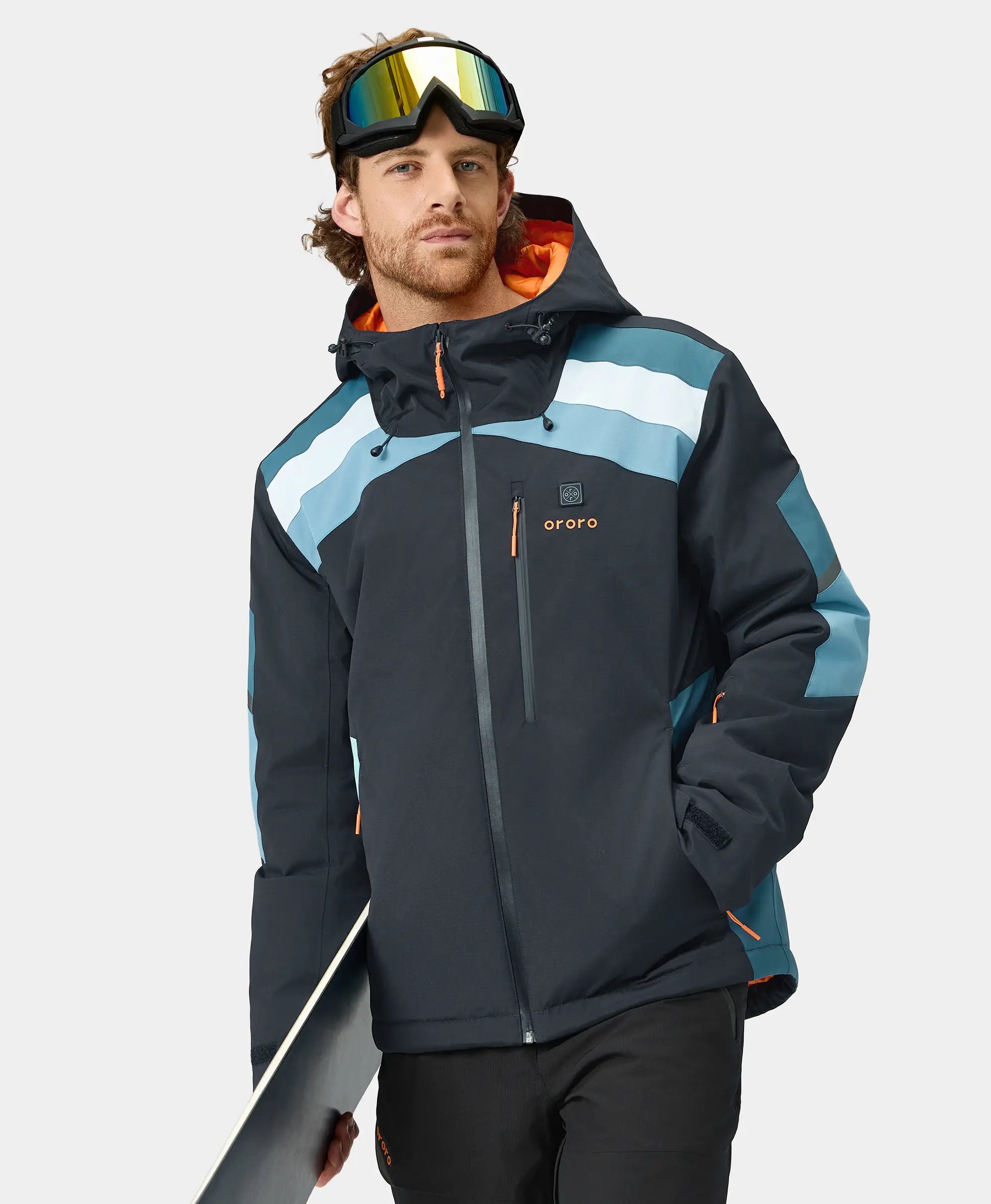 Final Sale - St. Moritz Men's Heated Snow Jacket, Thumbnail 4