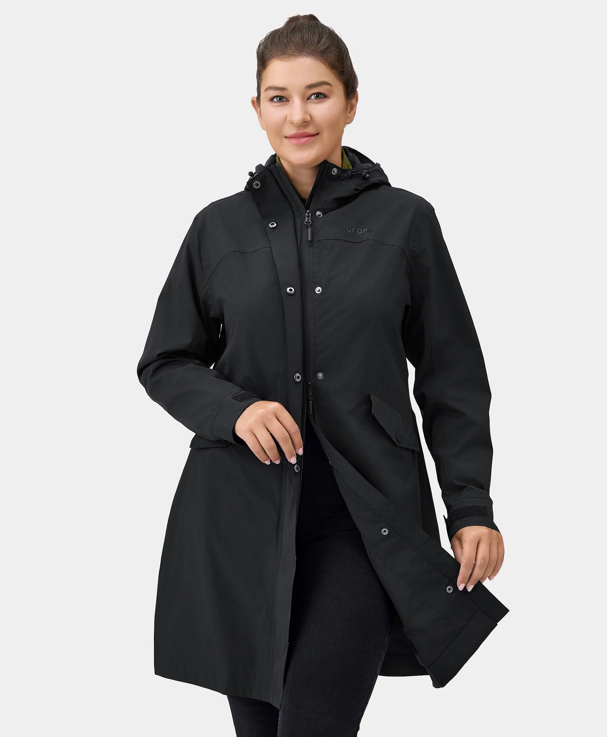 Final Sale - Downtown Women's Heated Rain Trench, Thumbnail 27