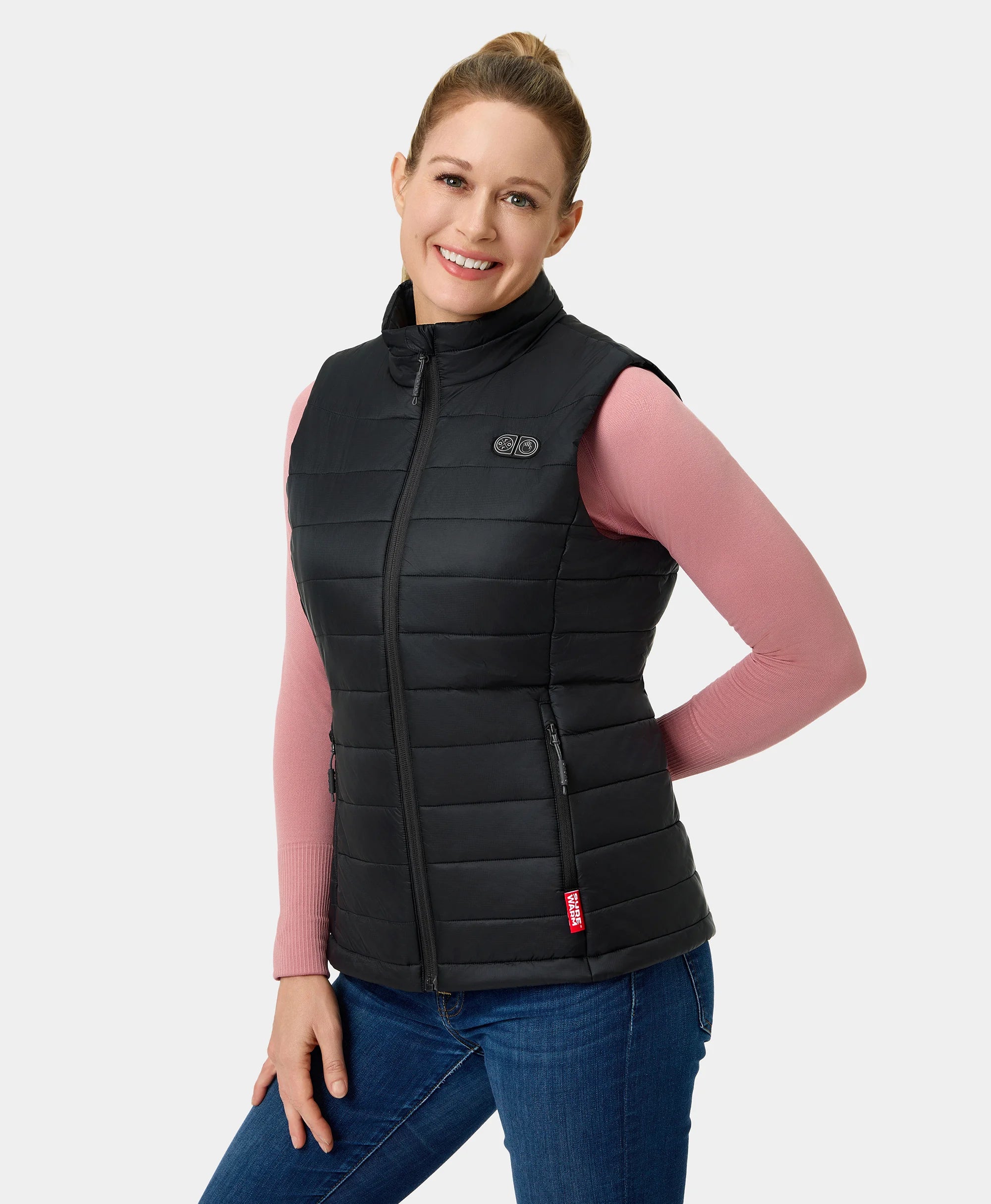 SureWarm® Women's 7-Zone Dual Control Classic Heated Vest, Thumbnail 4