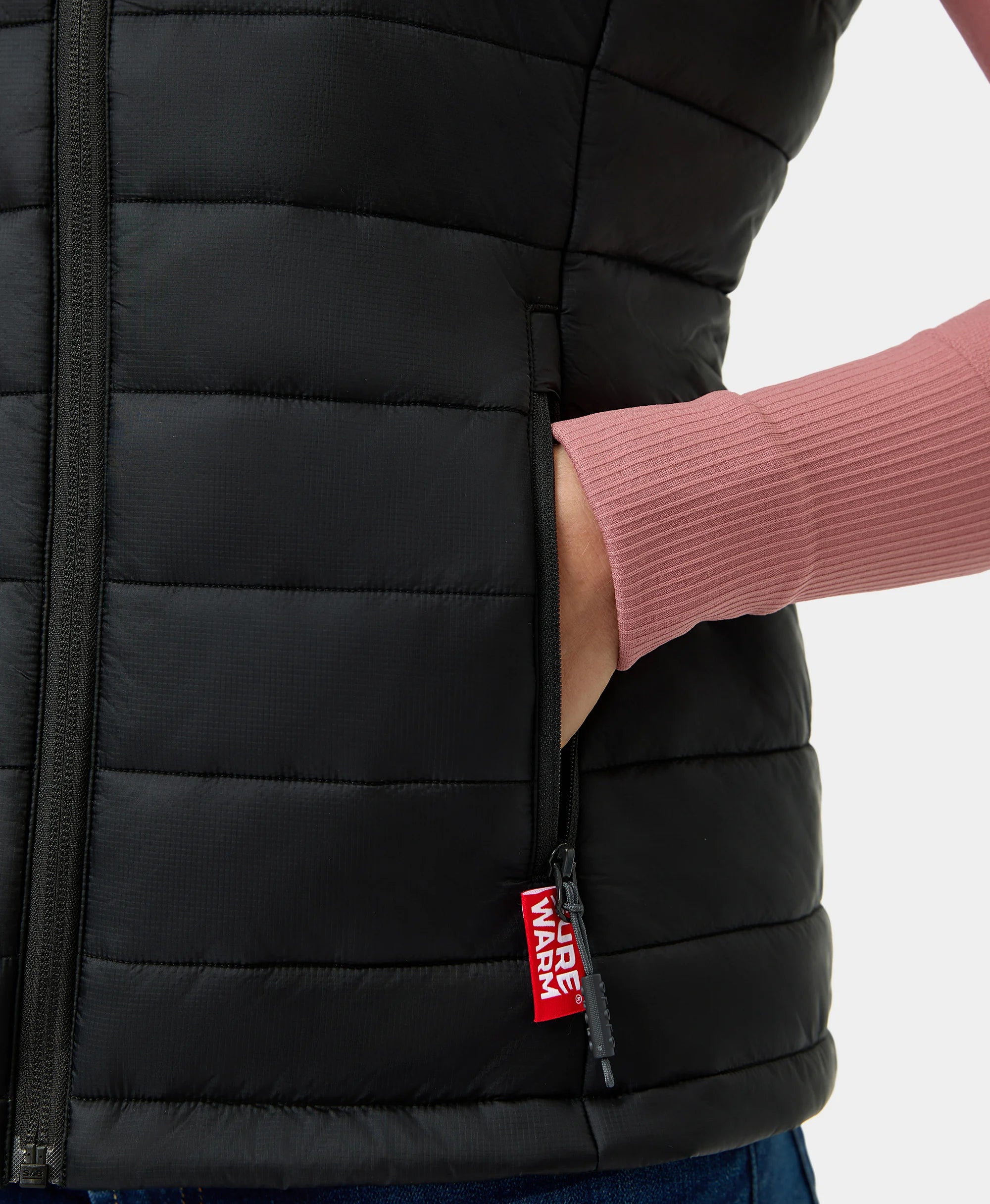 SureWarm® Women's 7-Zone Dual Control Classic Heated Vest, Thumbnail 8