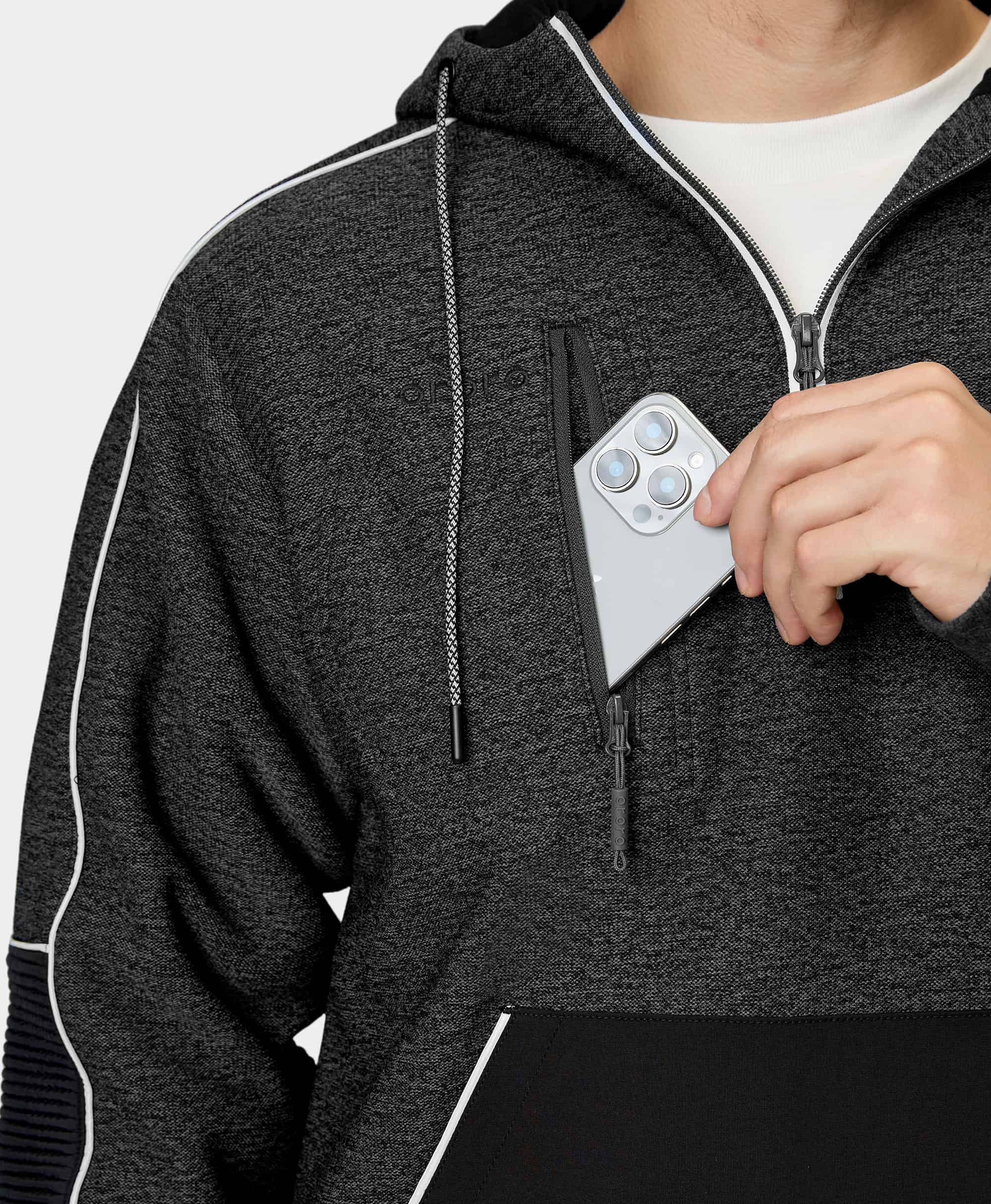 Sweat à capuche chauffant Wayne 5 zones pour hommes, Thumbnail 10