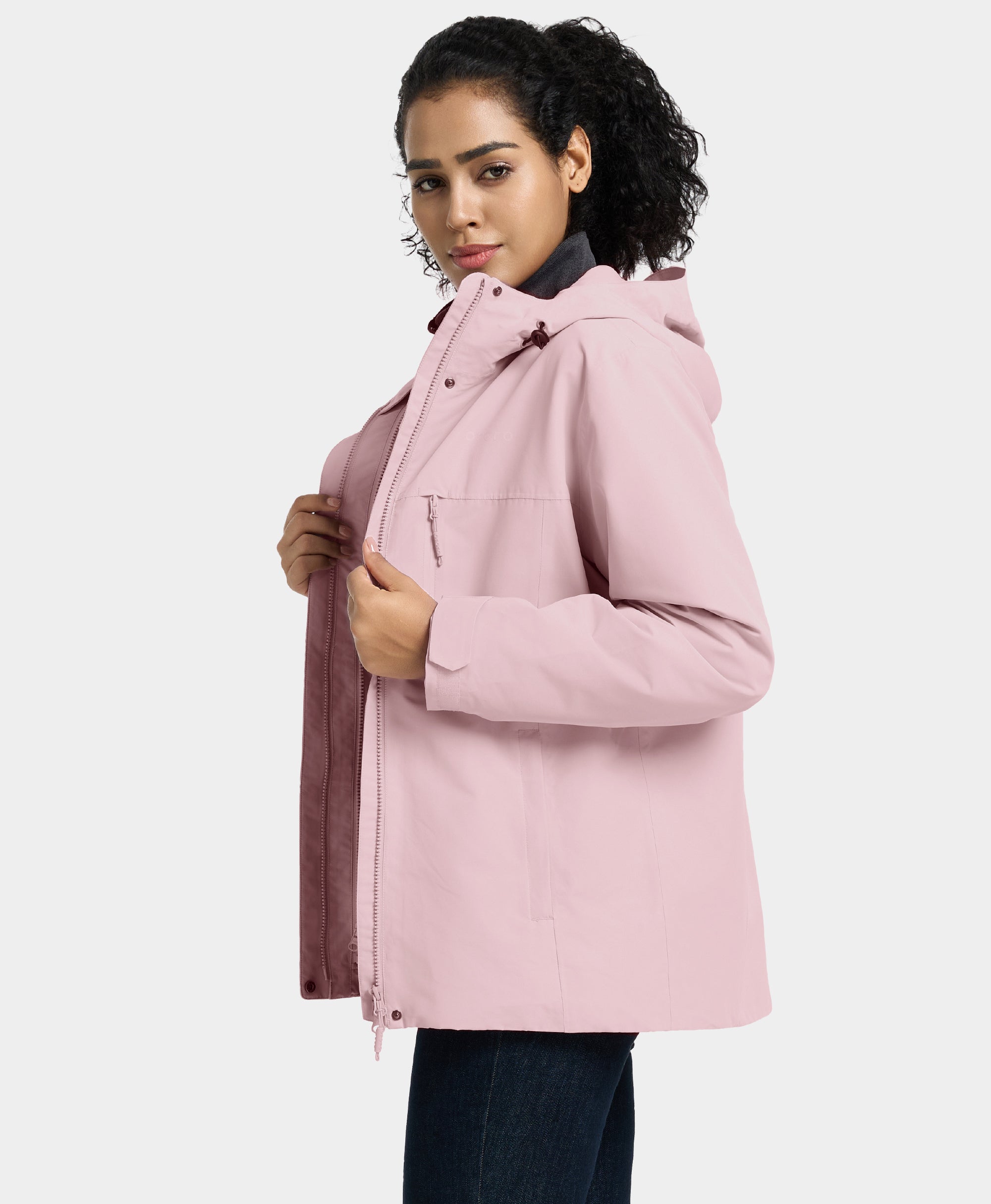 Veste imperméable à capuche River Ridge pour femme, Thumbnail 6