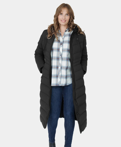 SOHO Women's Heated Down Parka Jacket