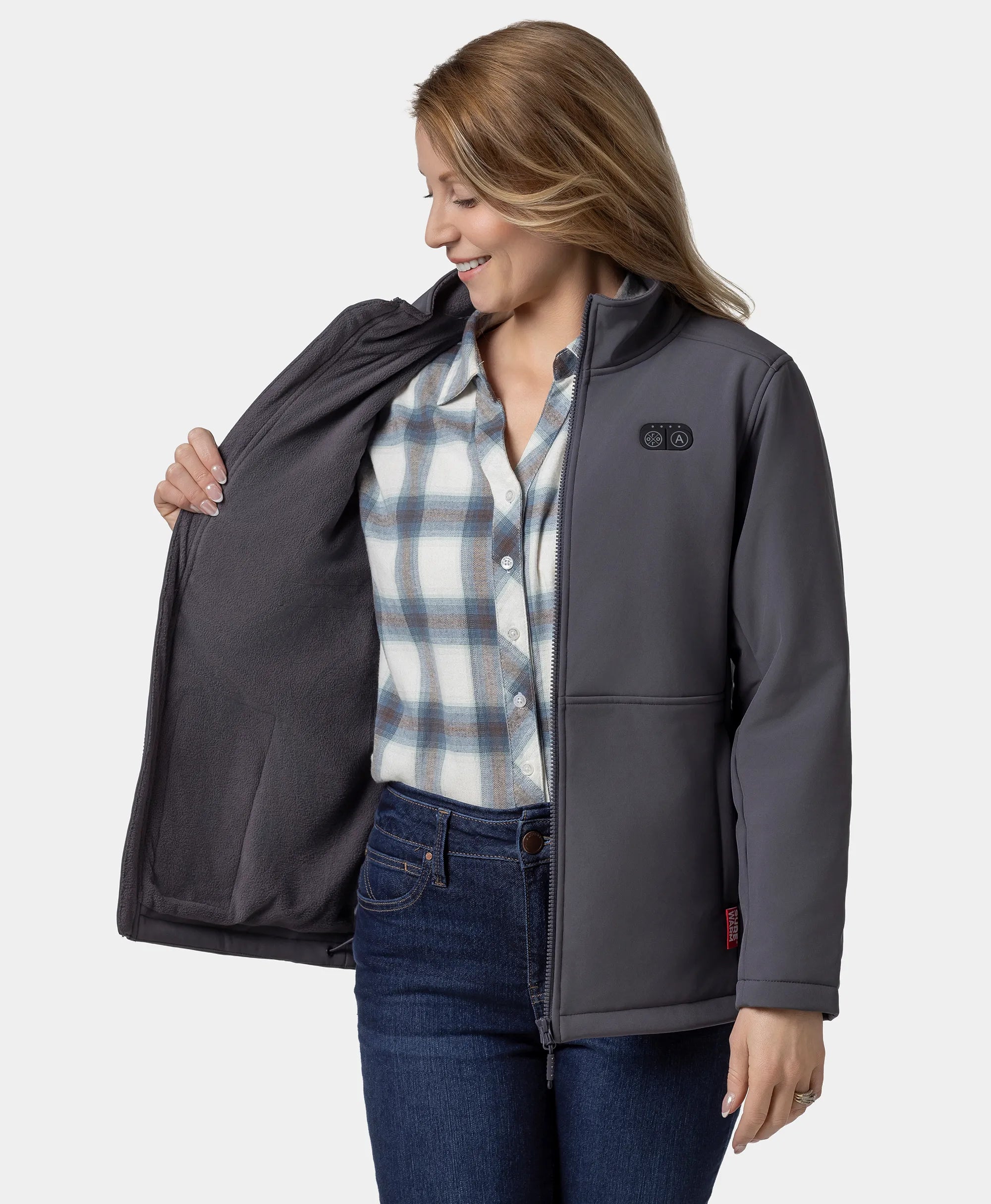 Maverick SureWarm® Women's 6-Zone Dual-Control Heated Softshell Jacket, Thumbnail 5