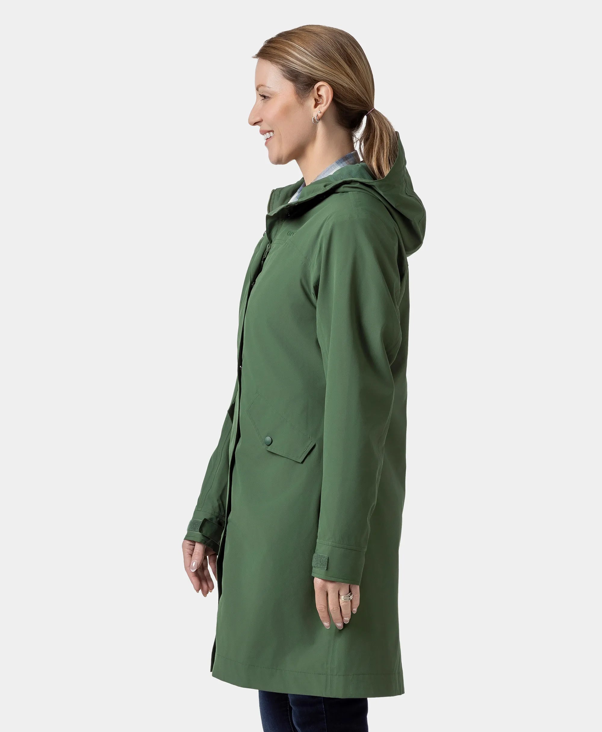 Final Sale - Downtown Women's Heated Rain Trench, Thumbnail 5