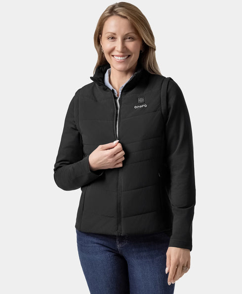 Turnberry Women's Heated Golf Jacket with Zip-off Sleeves ,view 1