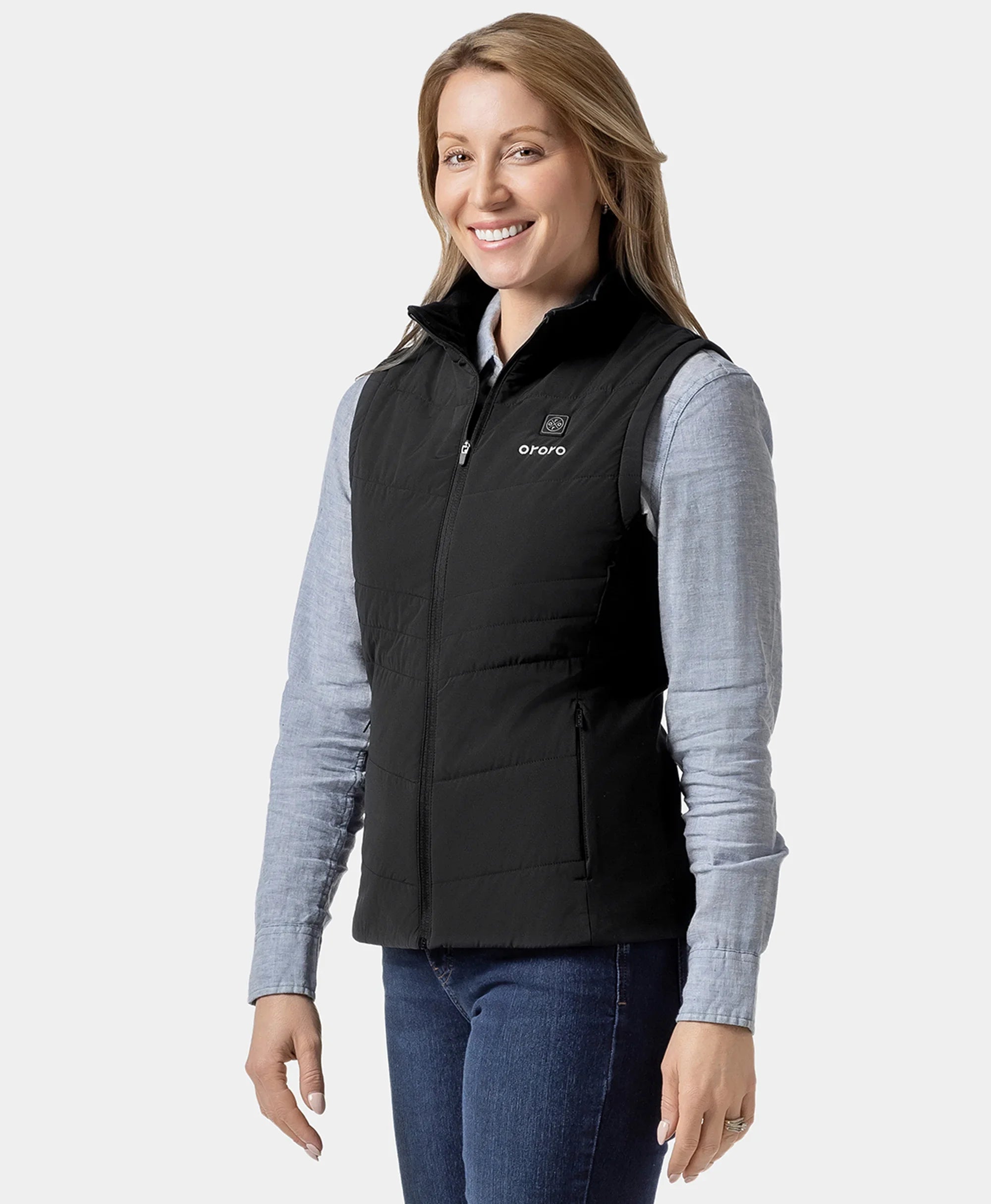 Turnberry Women's Heated Golf Jacket with Zip-off Sleeves, Thumbnail 6