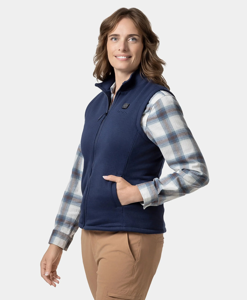 Women's Heated Vest | Electric Fleece Vest Base Layer | ororo