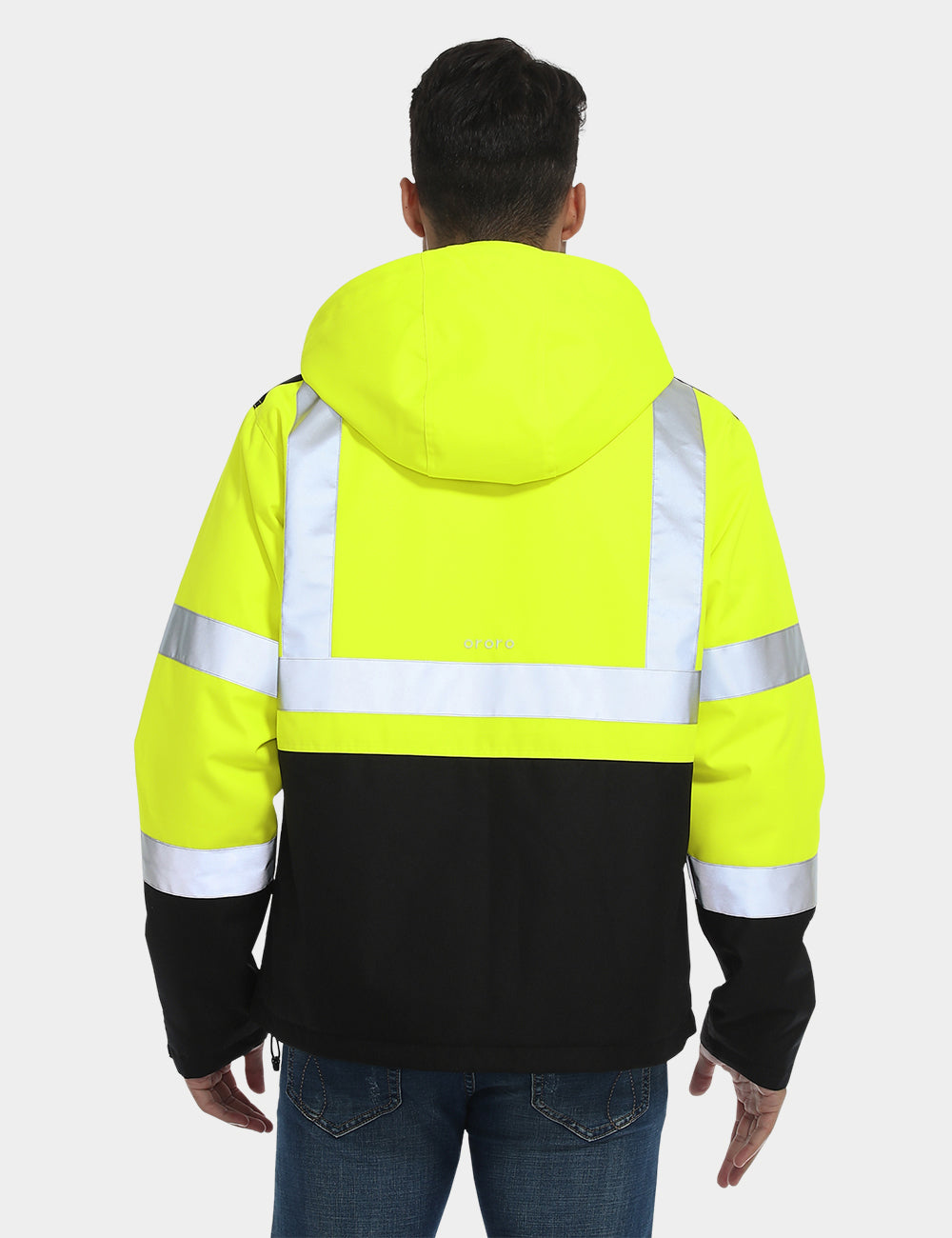 Men's Heated High-Visibility Jacket, Thumbnail 4