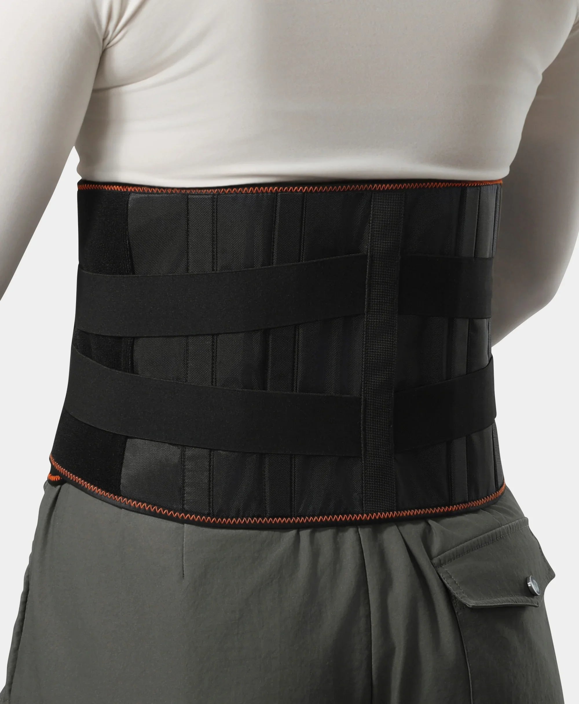 model with the product back view