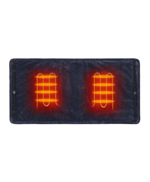 Portable Heated Pad 12 x 24 in - Gray 2 heating zones ,view 2