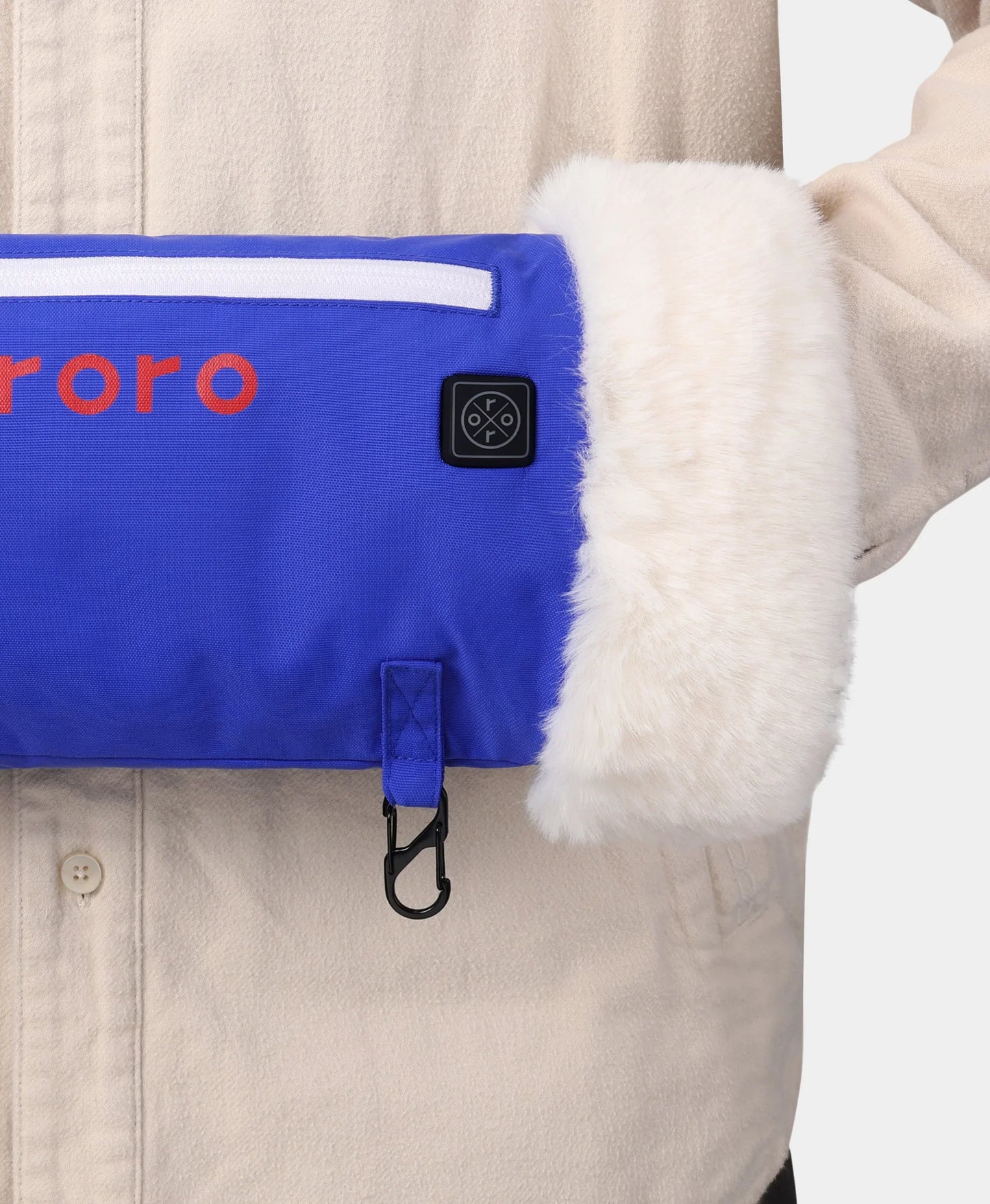 Queen Cove Unisex 2-Zone Heated Faux Fur Hand Warmer