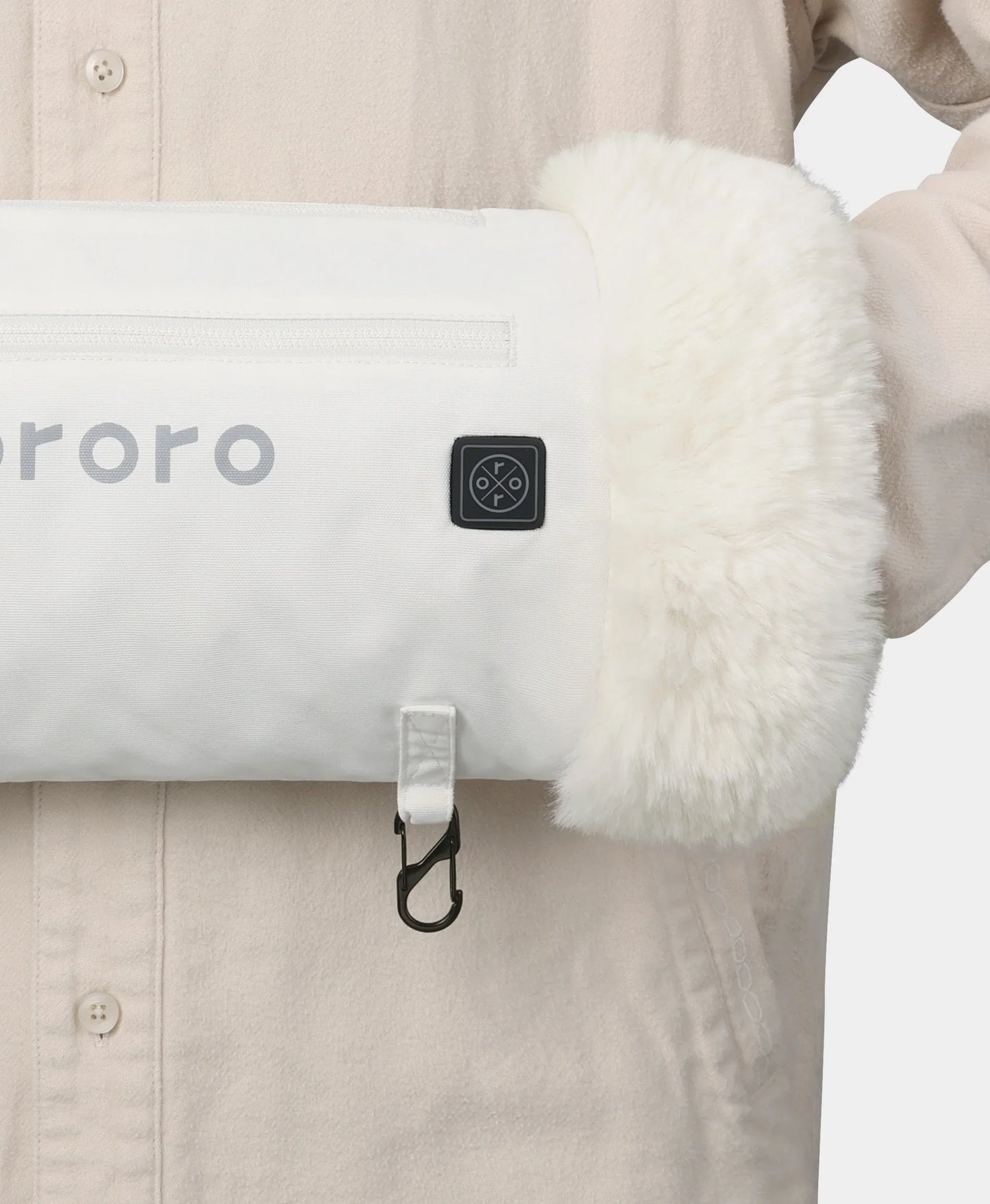 Queen Cove Unisex 2-Zone Heated Faux Fur Hand Warmer