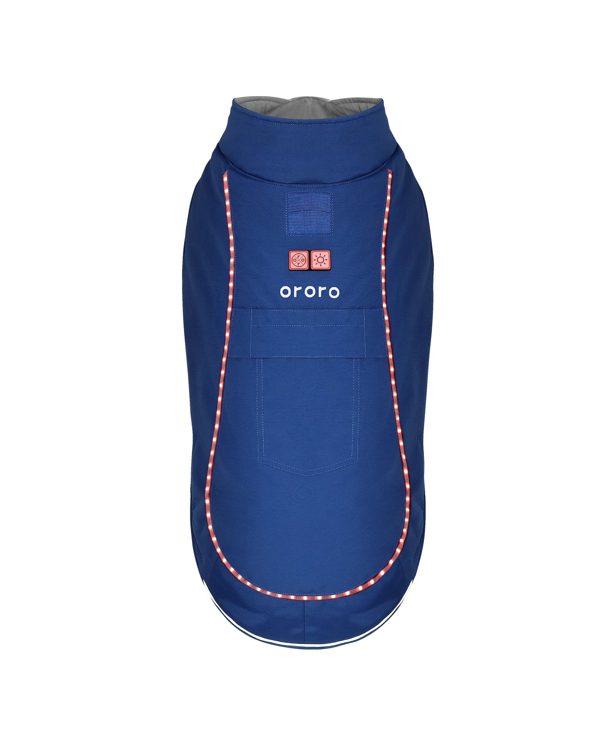 KOLDPWOOF 4-Zone Heated Dog Vest w/ LED Lights