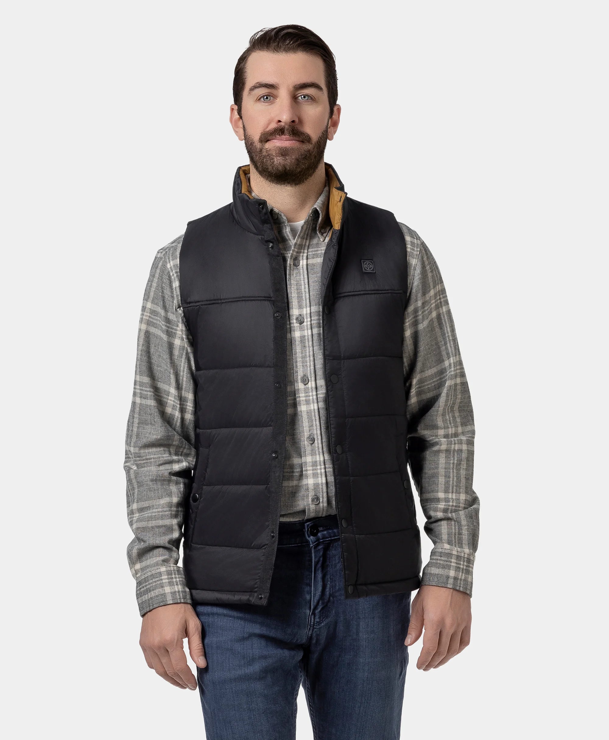 (Open-box) PuffLyte Men's 3-Zone Heated Lightweight Vest, Thumbnail 4