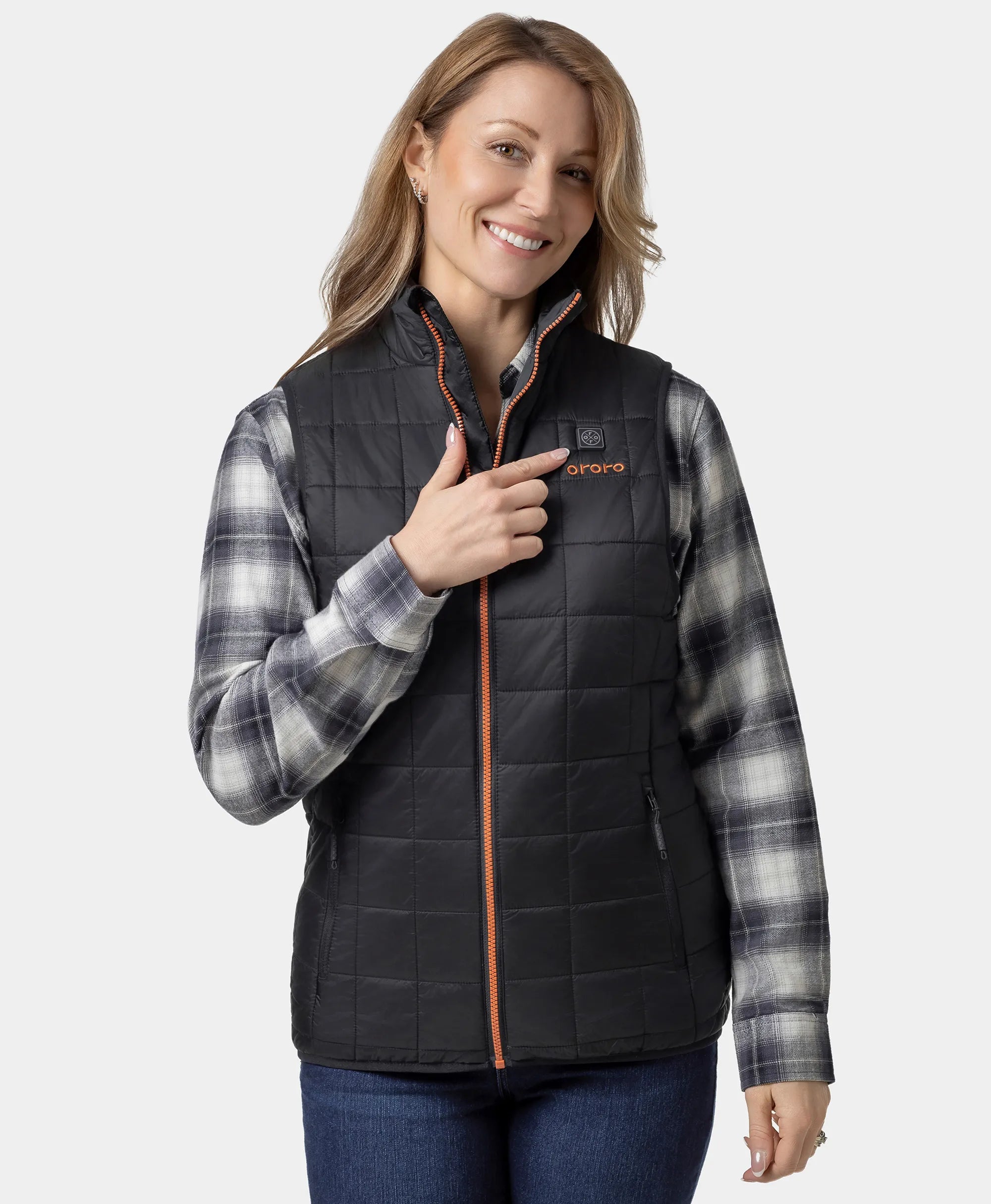 Prism Women's 4-Zone Heated Quilted Vest, Thumbnail 3