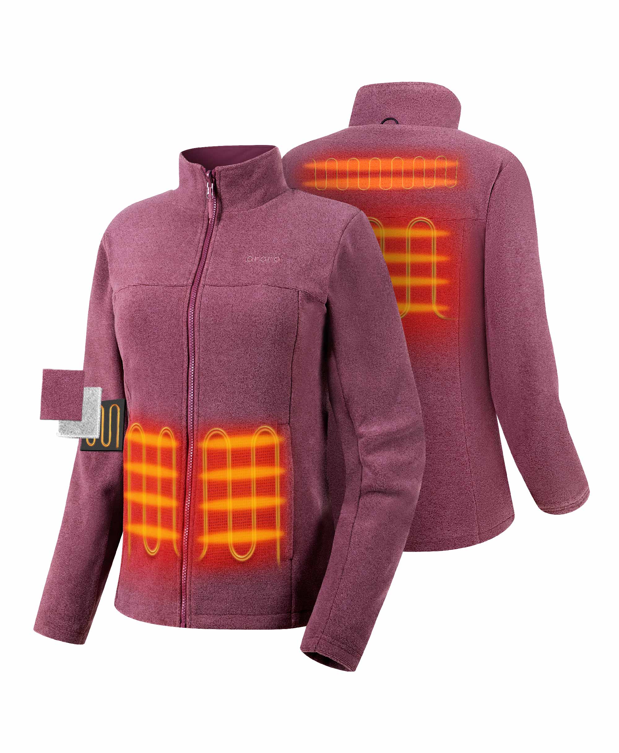 River Ridge Women's  3-in-1 Heated Jacket with Fleece Liner, Thumbnail 10