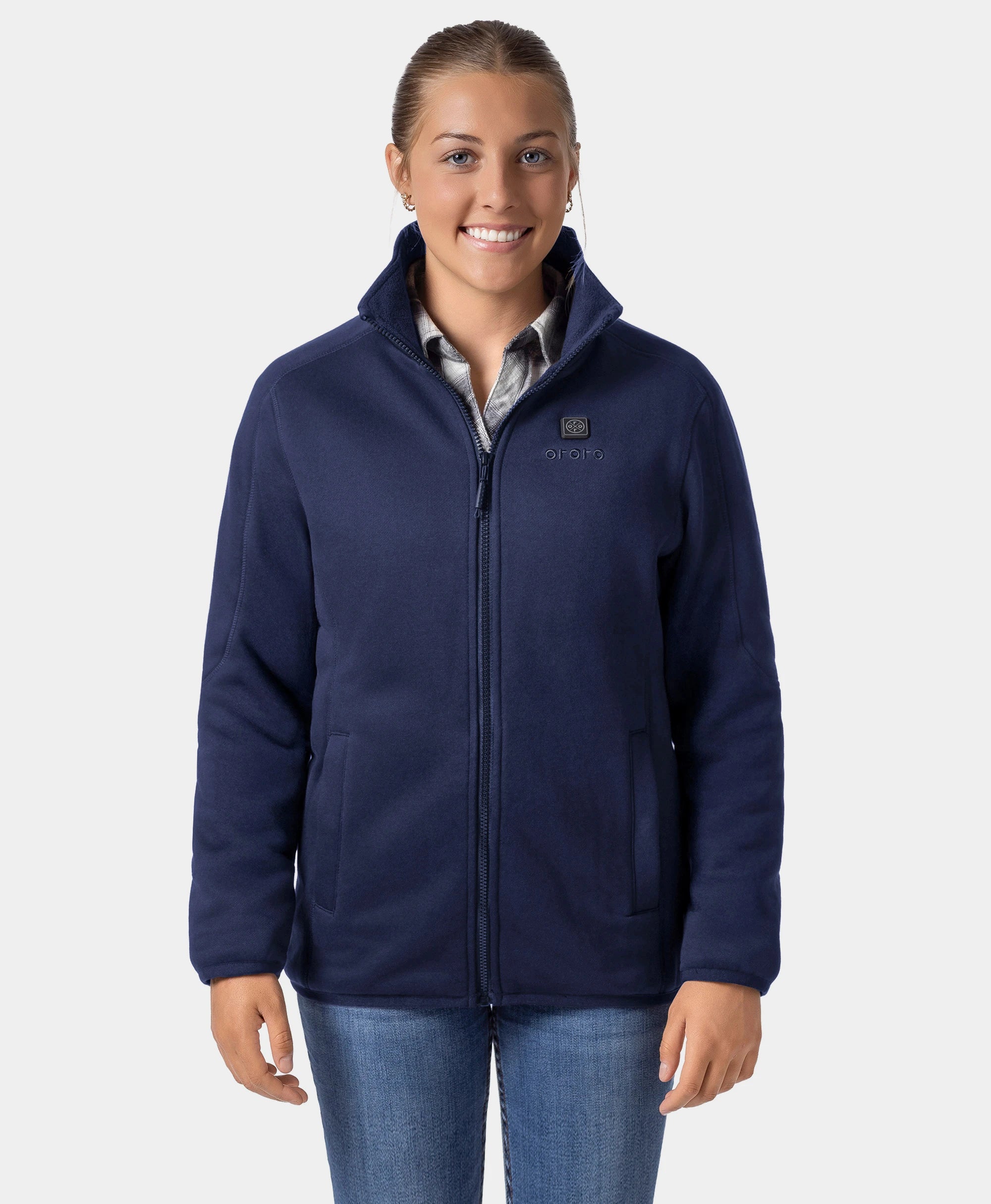 Women's Heated Full-Zip Fleece Jacket (4 Heating Zones), Thumbnail 20