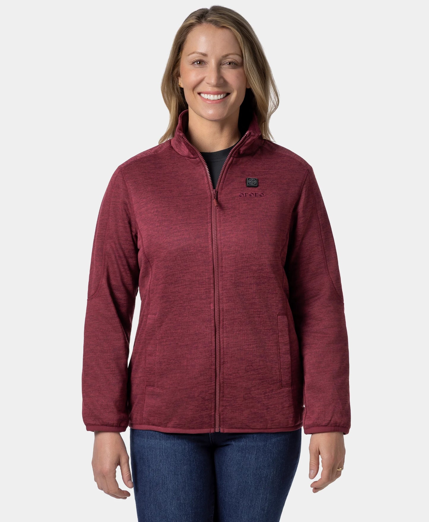 Women's Heated Full-Zip Fleece Jacket (4 Heating Zones)