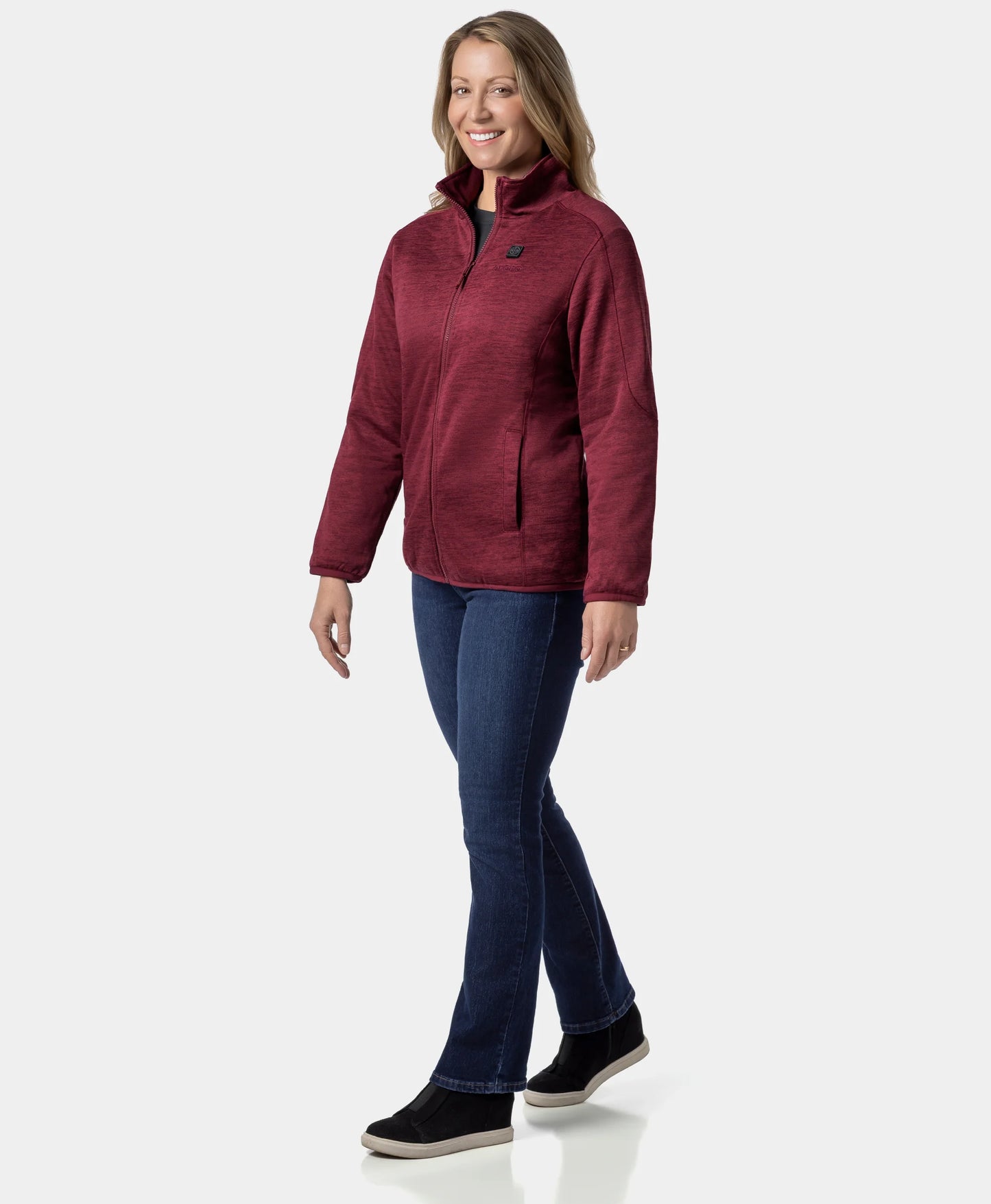 Women's Heated Full-Zip Fleece Jacket (4 Heating Zones)