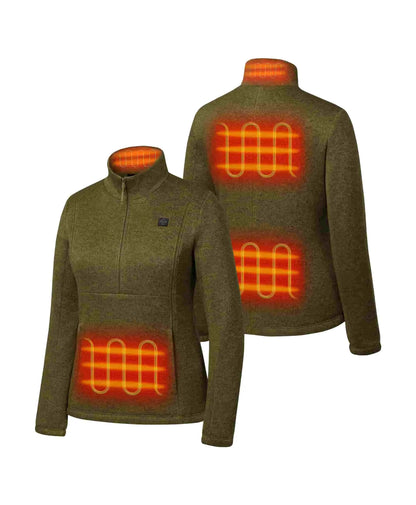 4 heating zones (hand pockets, upper back, lower back, and collar)