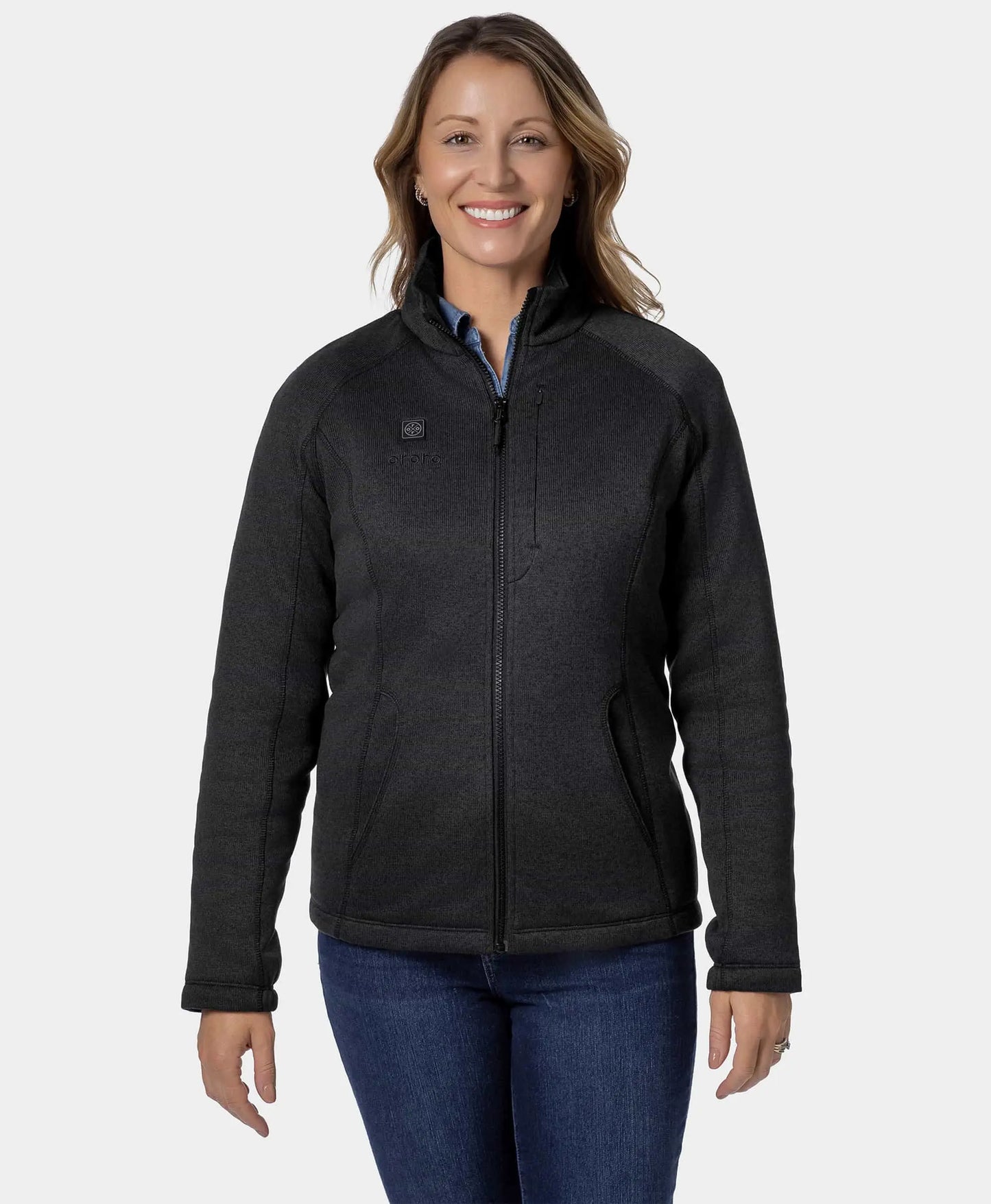 Augusta Tournament Women's 4-Zone Heated Sweater Fleece Jacket