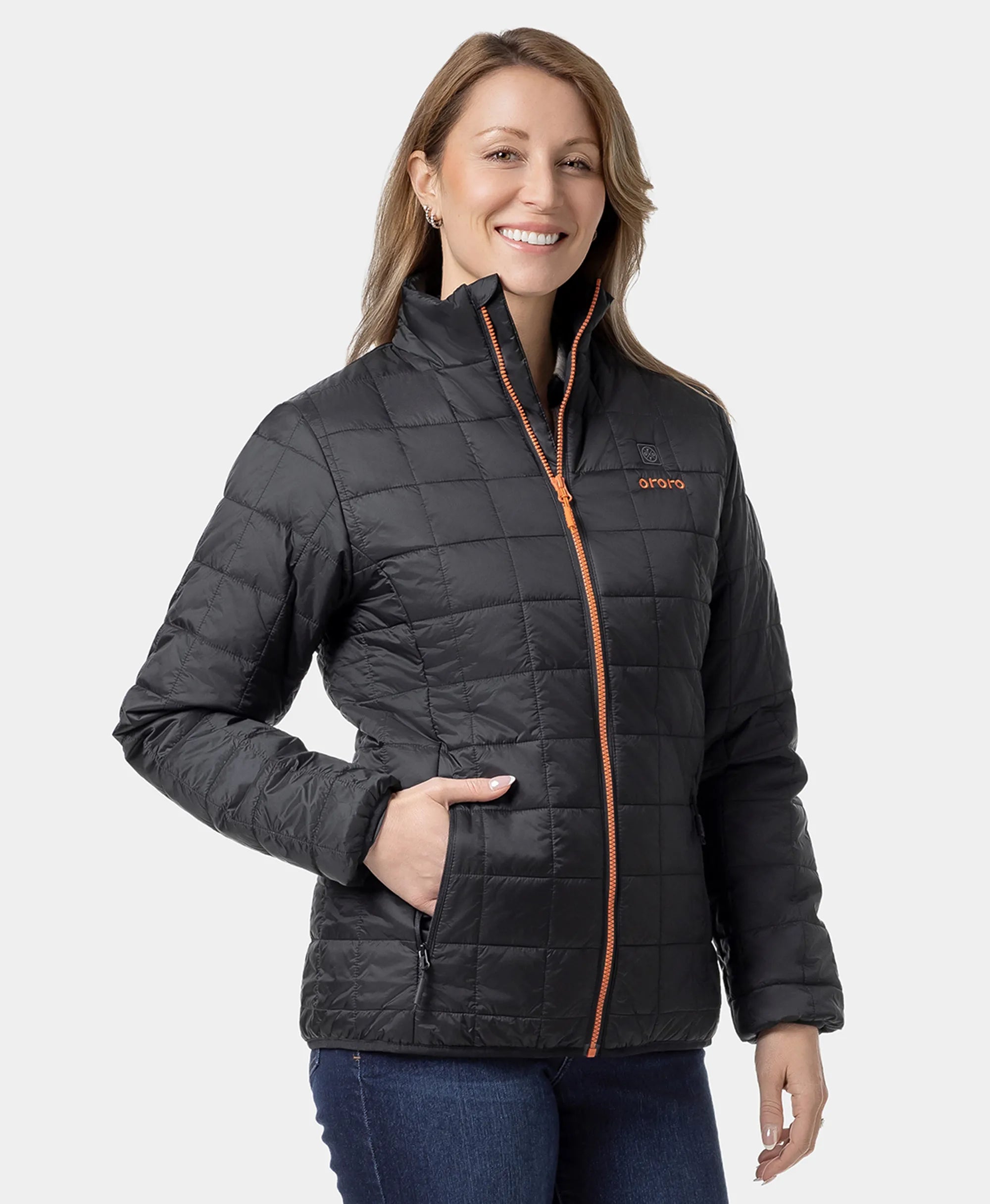 Manteau matelassée chauffant Prism pour femme, Thumbnail 3